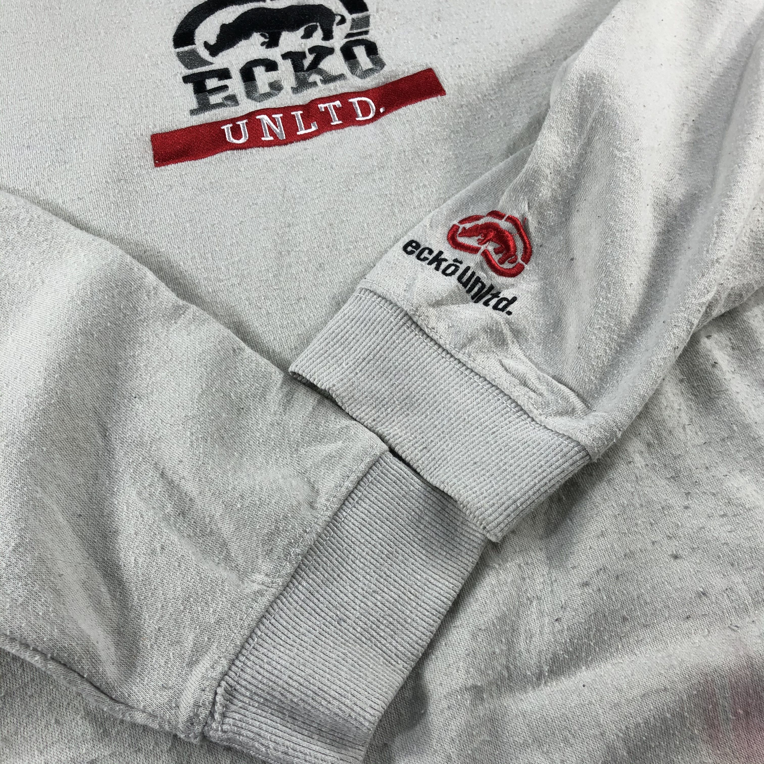Ecko Unltd. Ecko Unltd Sweatshirt Gray Jumper F136 Size US L / EU 52-54 / 3 - 4 Thumbnail