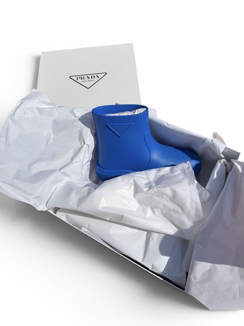Prada Prada Pull-On Rain Boots Size US 9 / EU 42 - 2 Thumbnail