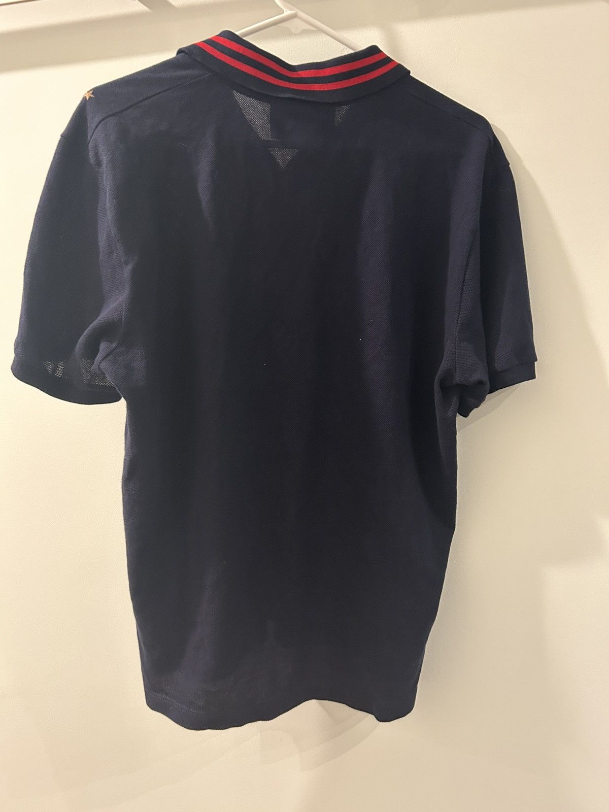 Gucci Gucci Navy Blue Embroidered Polo Shirt Size US L / EU 52-54 / 3 - 3 Thumbnail
