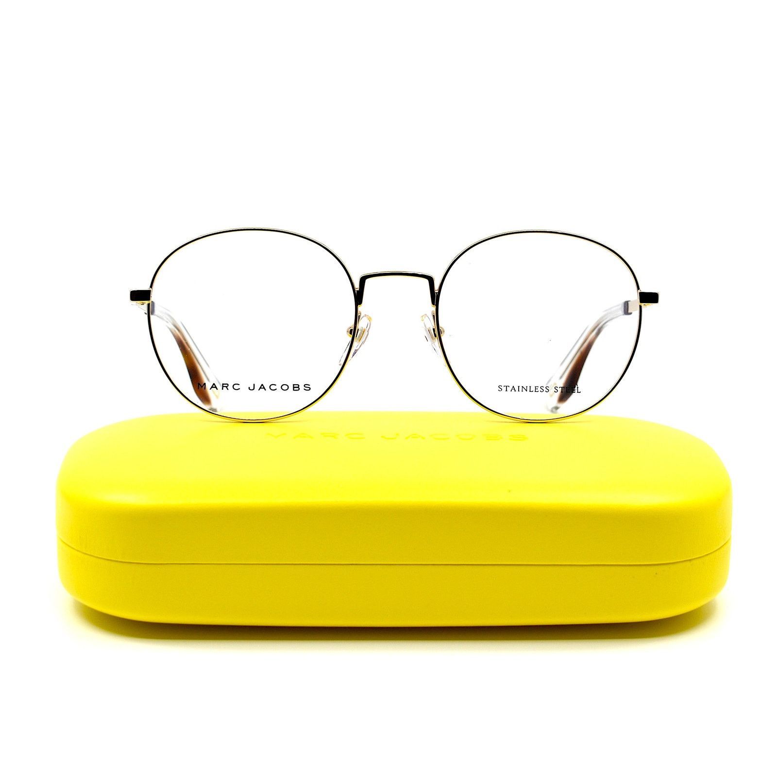 Marc Jacobs NEW MARC JACOBS MARC272 J5G GOLD AUTHENTIC EYEGLASSES FRAME Size ONE SIZE - 6 Thumbnail