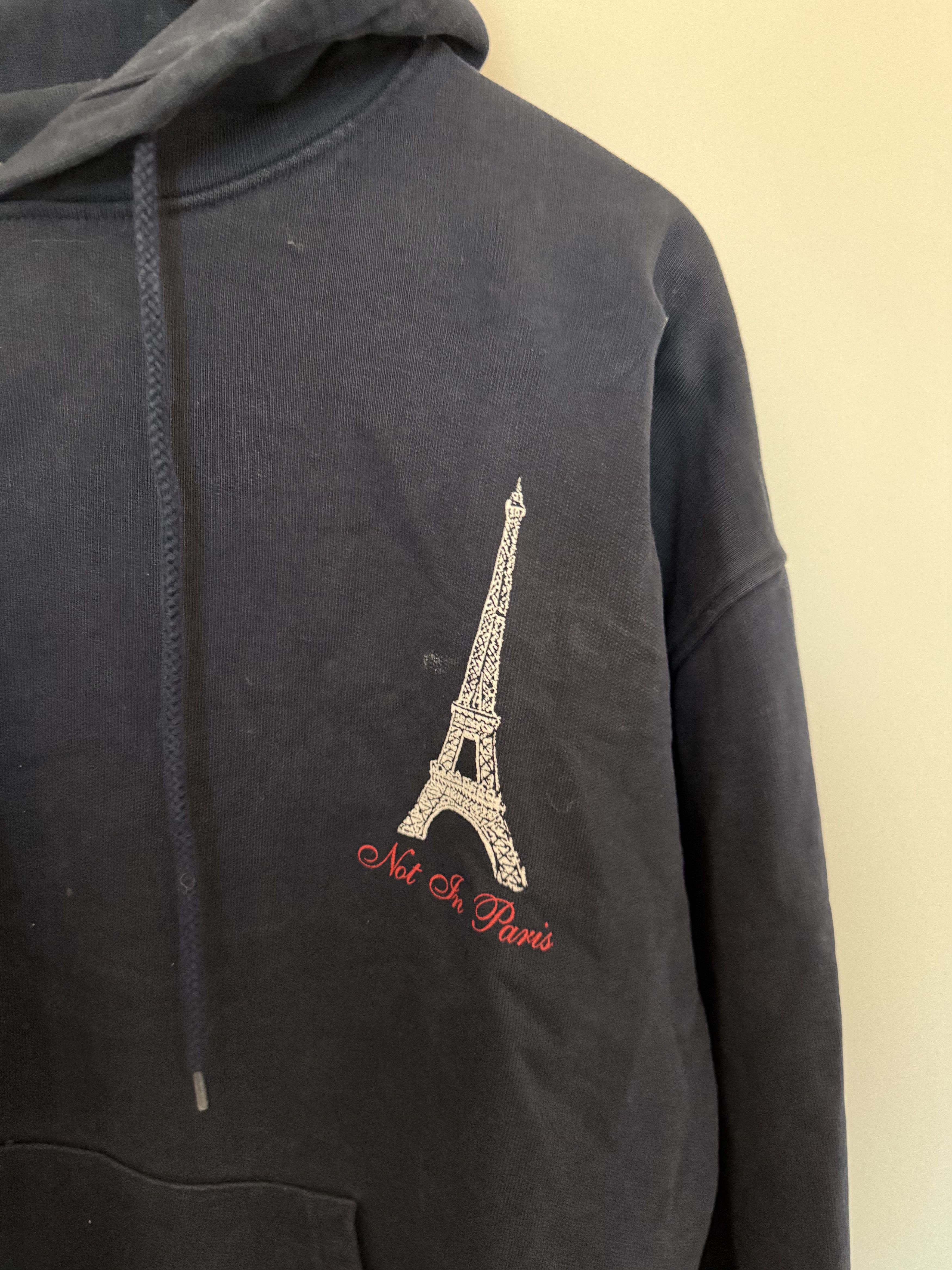Highsnobiety Highsnobiety “Not In Paris” 2ème Édition Hoodie – Navy Size US M / EU 48-50 / 2 - 2 Thumbnail