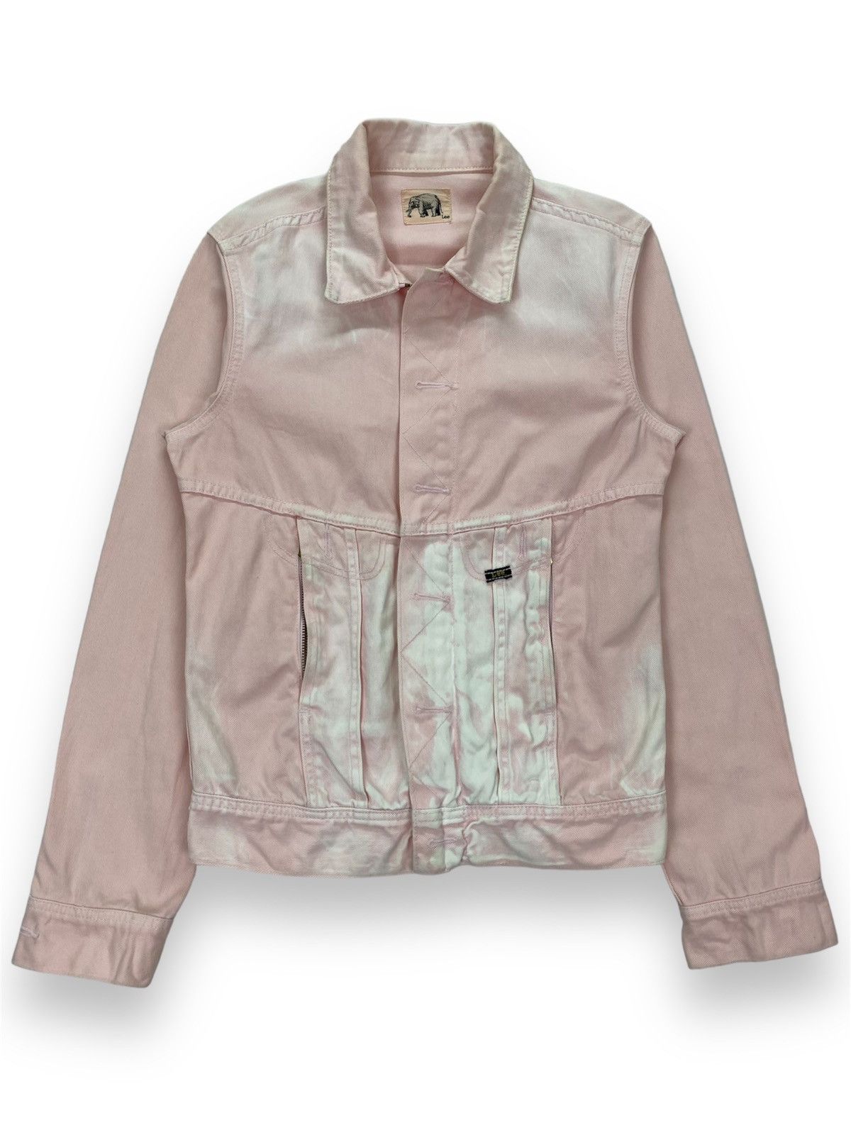 Lee Lee Dirty Bleached Denim Jacket Size US XS / EU 42 / 0 - 1 Thumbnail