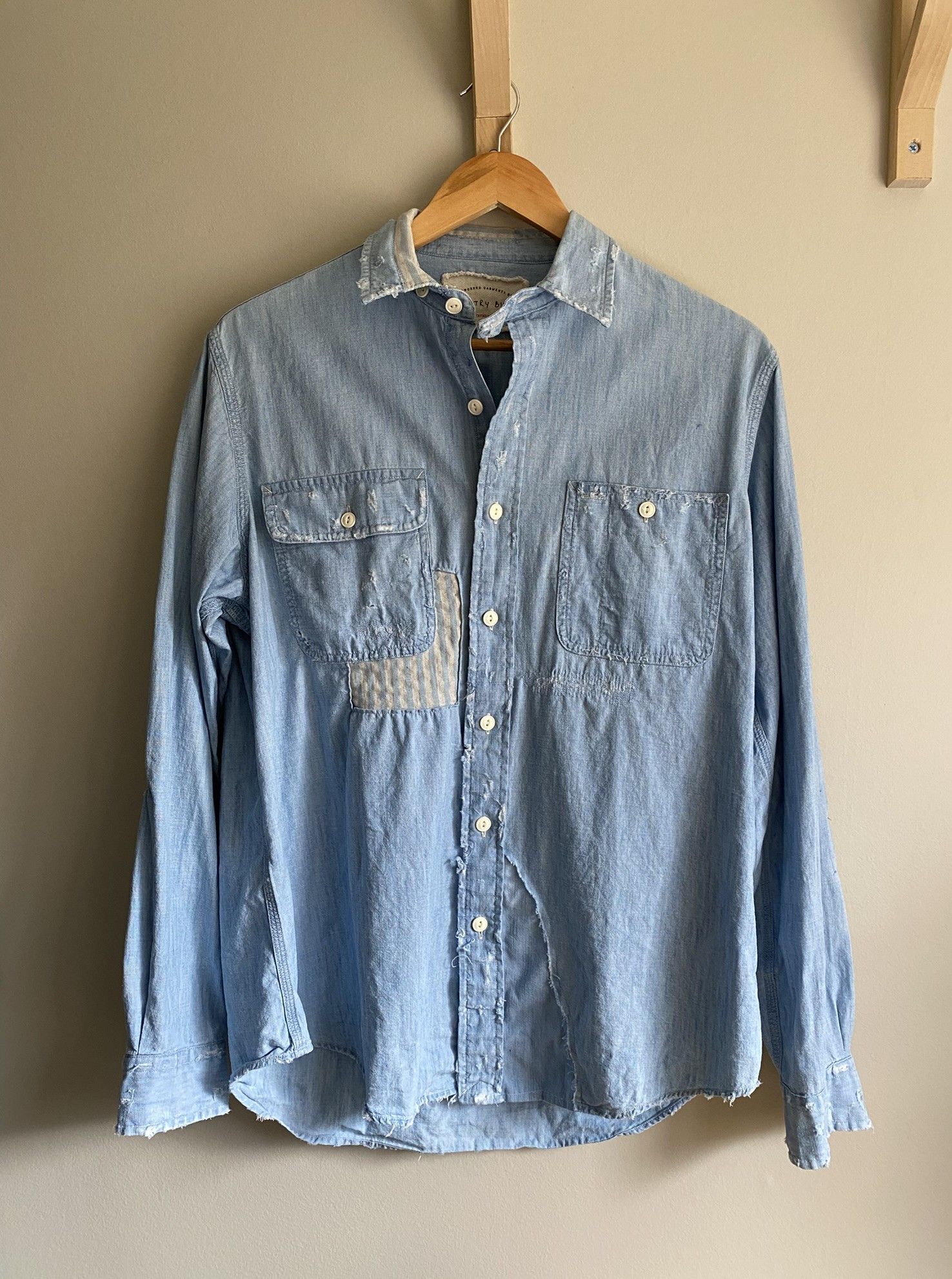 Kapital Worn-In Chambray Shirt Size US M / EU 48-50 / 2 - 22 Thumbnail