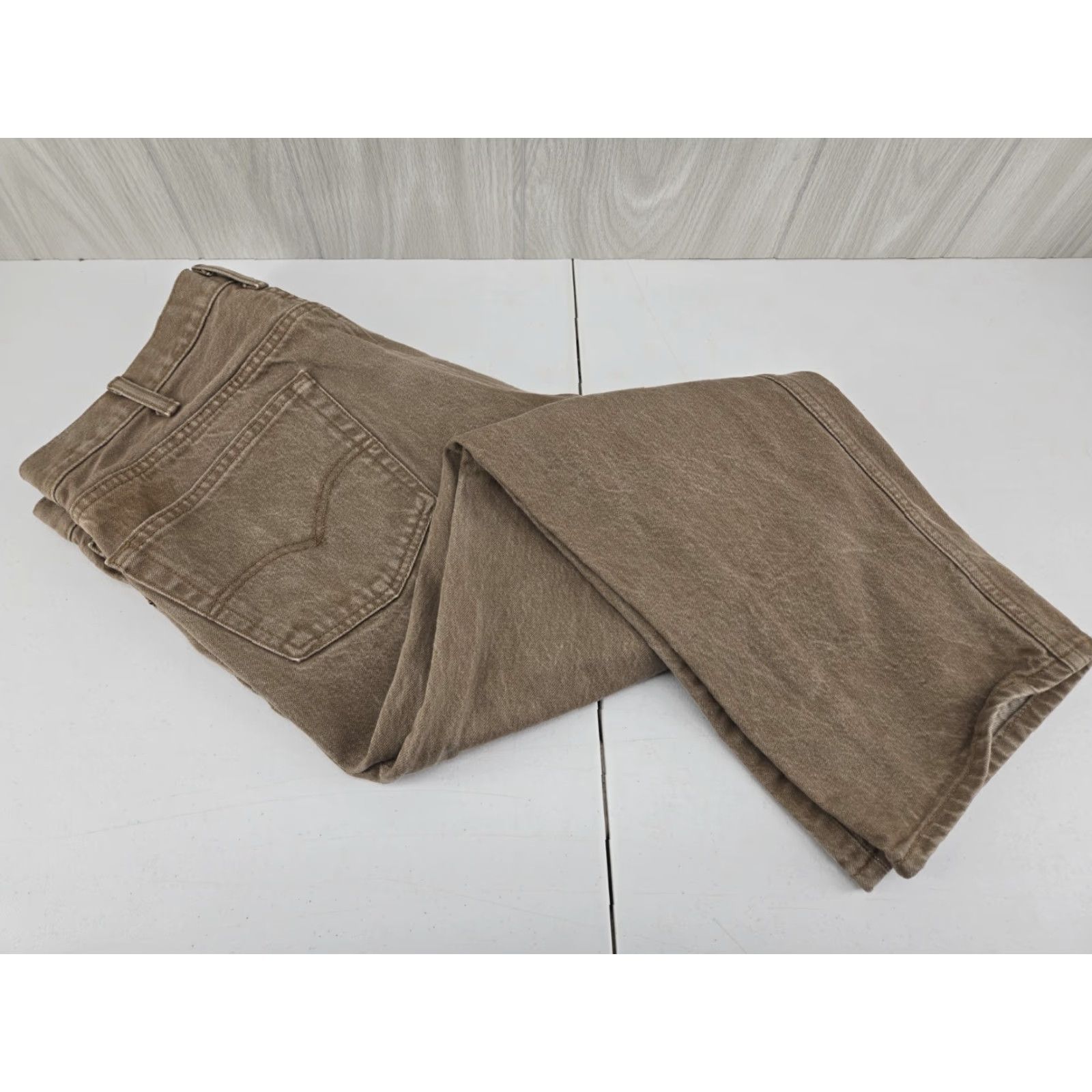 Levi's Levi's 501 Jeans Mens 40x30 Beige Denim Button Fly Regular Fit 5-Pocket Logo USA Size US 40 / EU 56 - 5 Thumbnail