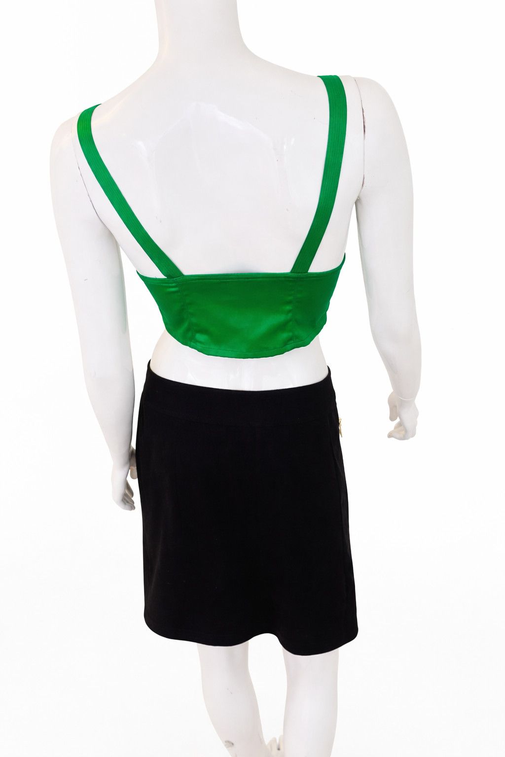 Gucci Gucci Black Mini Skirt Gold Hardware Zippers Belt Skirt Size 32" / US 10 / IT 46 - 11 Thumbnail