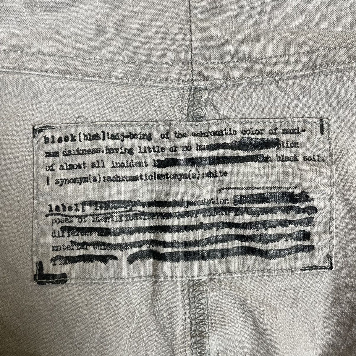 Rundholz Rundholz Black Label Linen Low Crotch Harem Cropped Pants Size 28" / US 6 / IT 42 - 7 Thumbnail