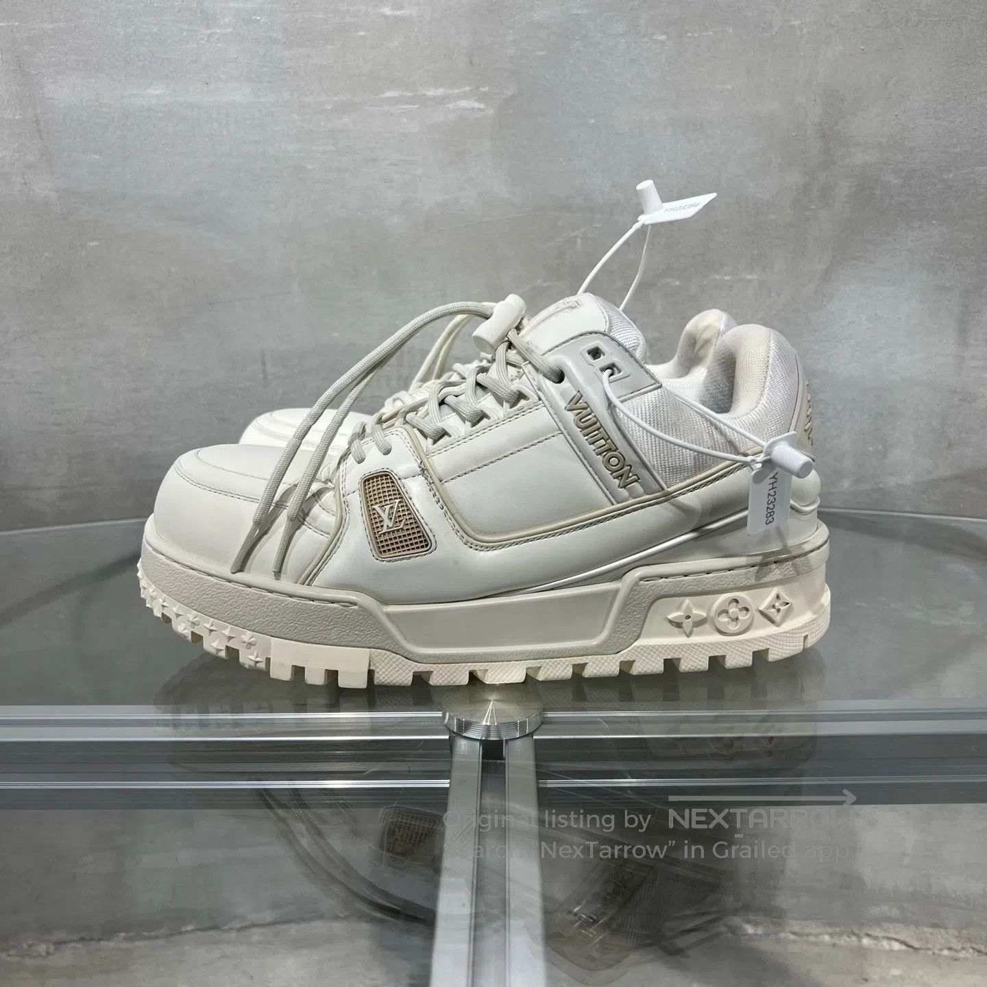 Louis Vuitton Louis Vuitton Trainer White Fat Ding shoes Size US 7 / EU 40 - 3 Thumbnail