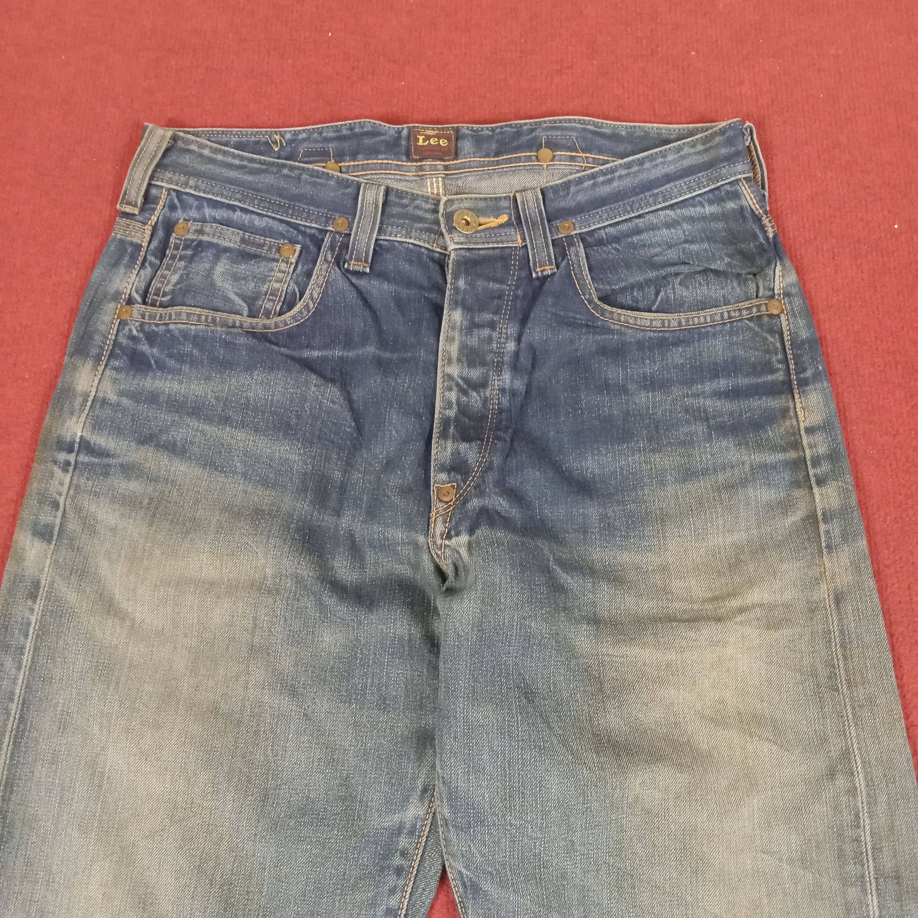 Lee Lee Streetwear Style Distressed Jeans Size US 31 - 2 Thumbnail