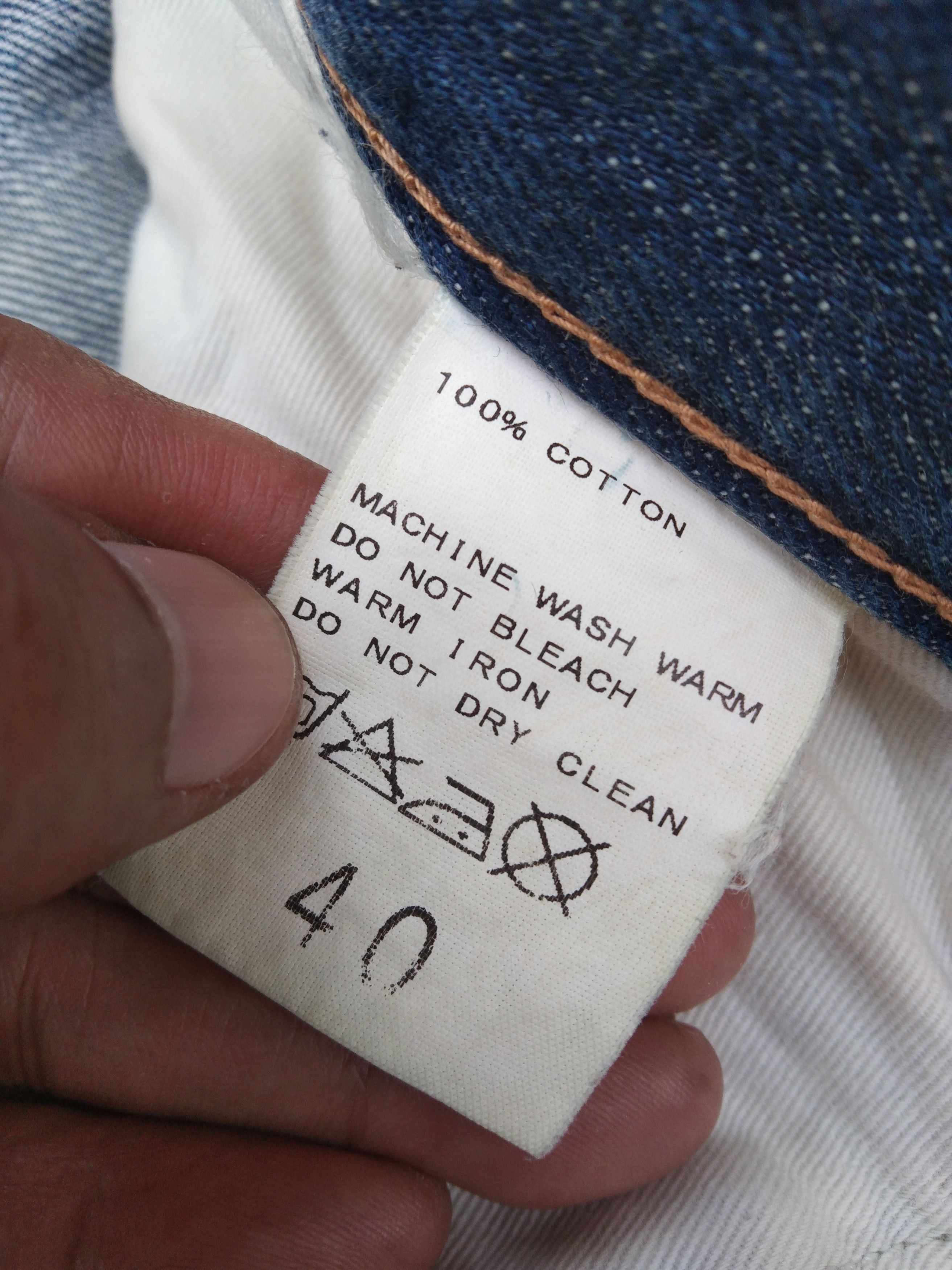 Japanese Brand Vintage Redline Journal Standard Rusty Wash Selvedge Jeans Size US 32 / EU 48 - 9 Thumbnail