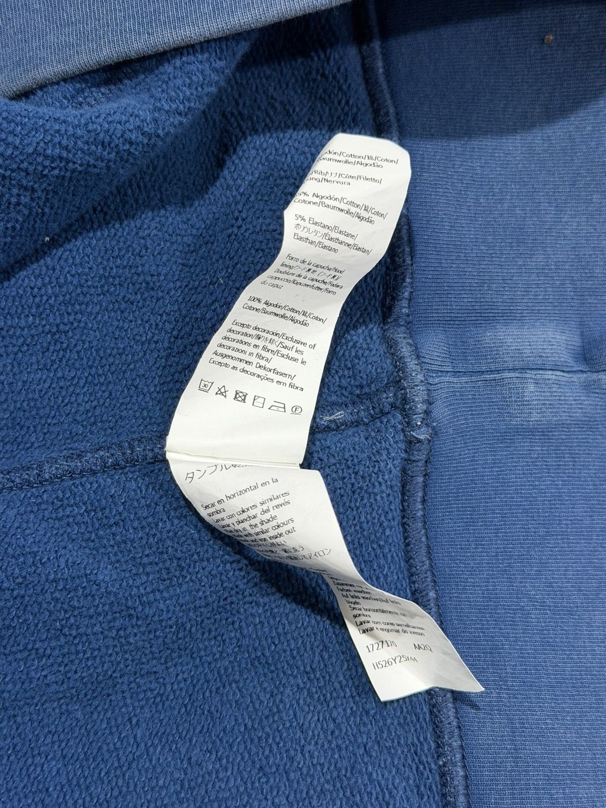 Loewe Loewe x JW Anderson Vintage Faded Blue Dyed Crewneck Hoodie Size US L / EU 52-54 / 3 - 18 Thumbnail