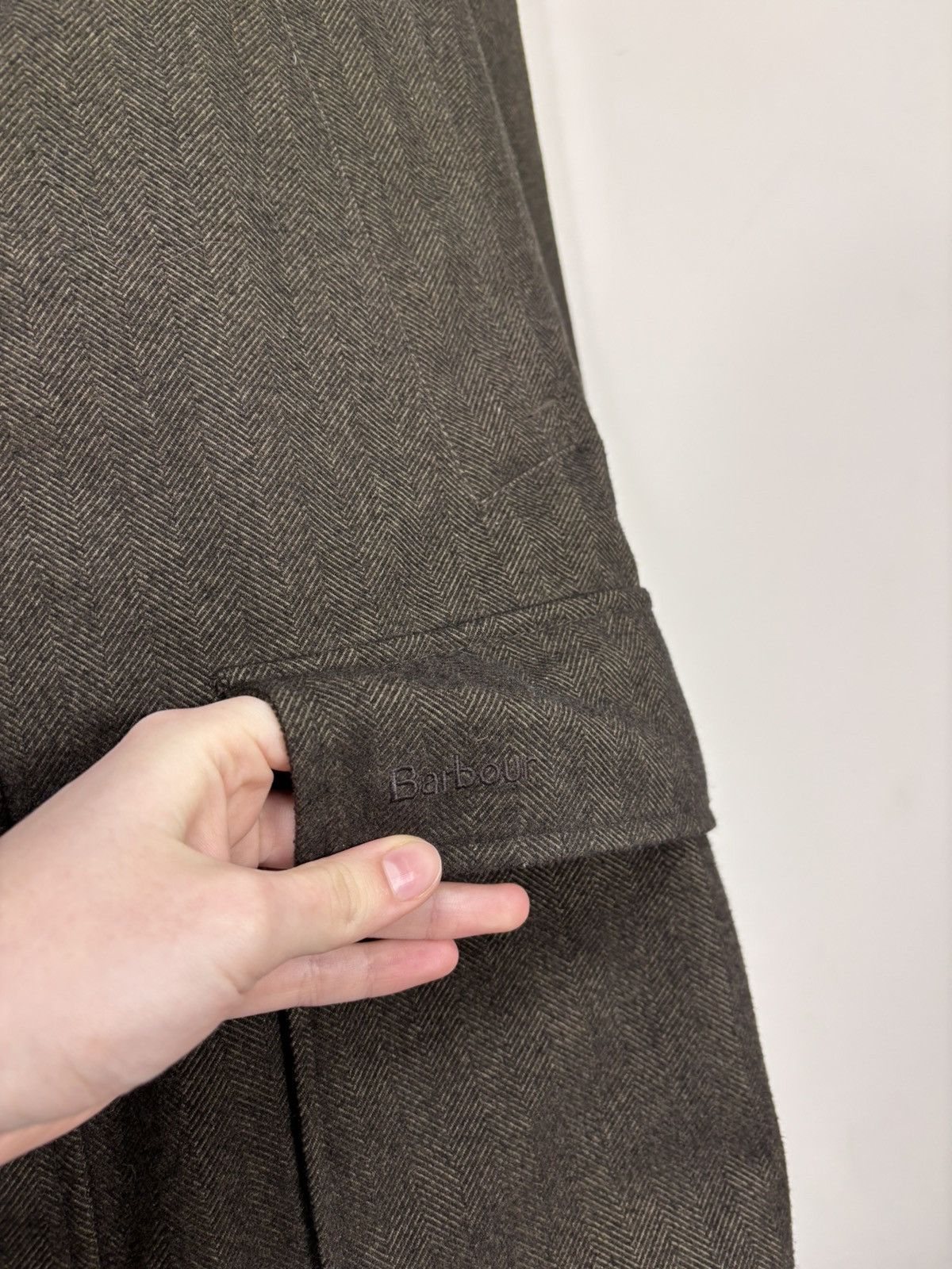 Barbour Barbour Herringbone Challenger Men’s Brown Coat Jacket Size US L / EU 52-54 / 3 - 7 Thumbnail