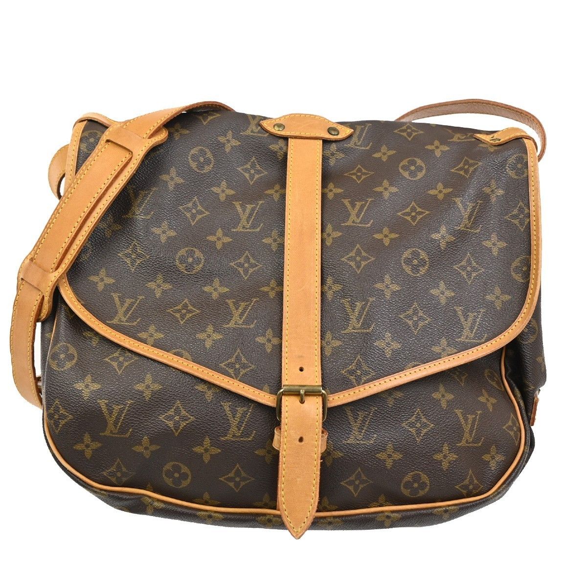 Louis Vuitton Louis Vuitton Saumur Handbag Monogram Canvas Size ONE SIZE - 1 Thumbnail