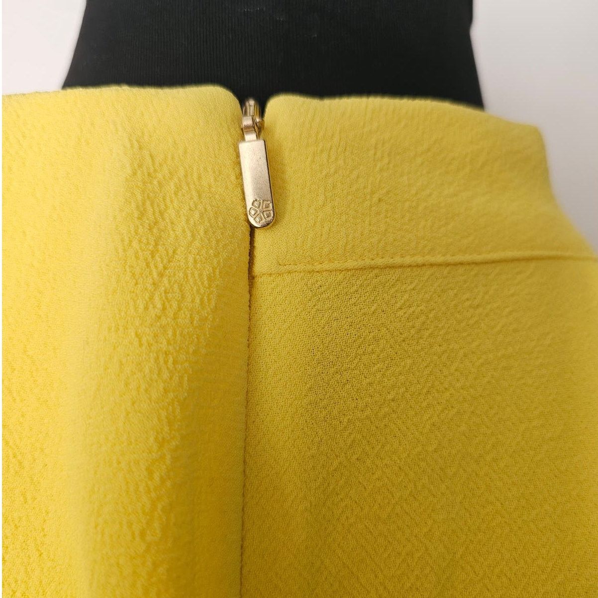 Trina Turk TRINA TURK Yellow Halter Ruffle Neck Knee Length Dress 10 Size L / US 10 / IT 46 - 4 Thumbnail
