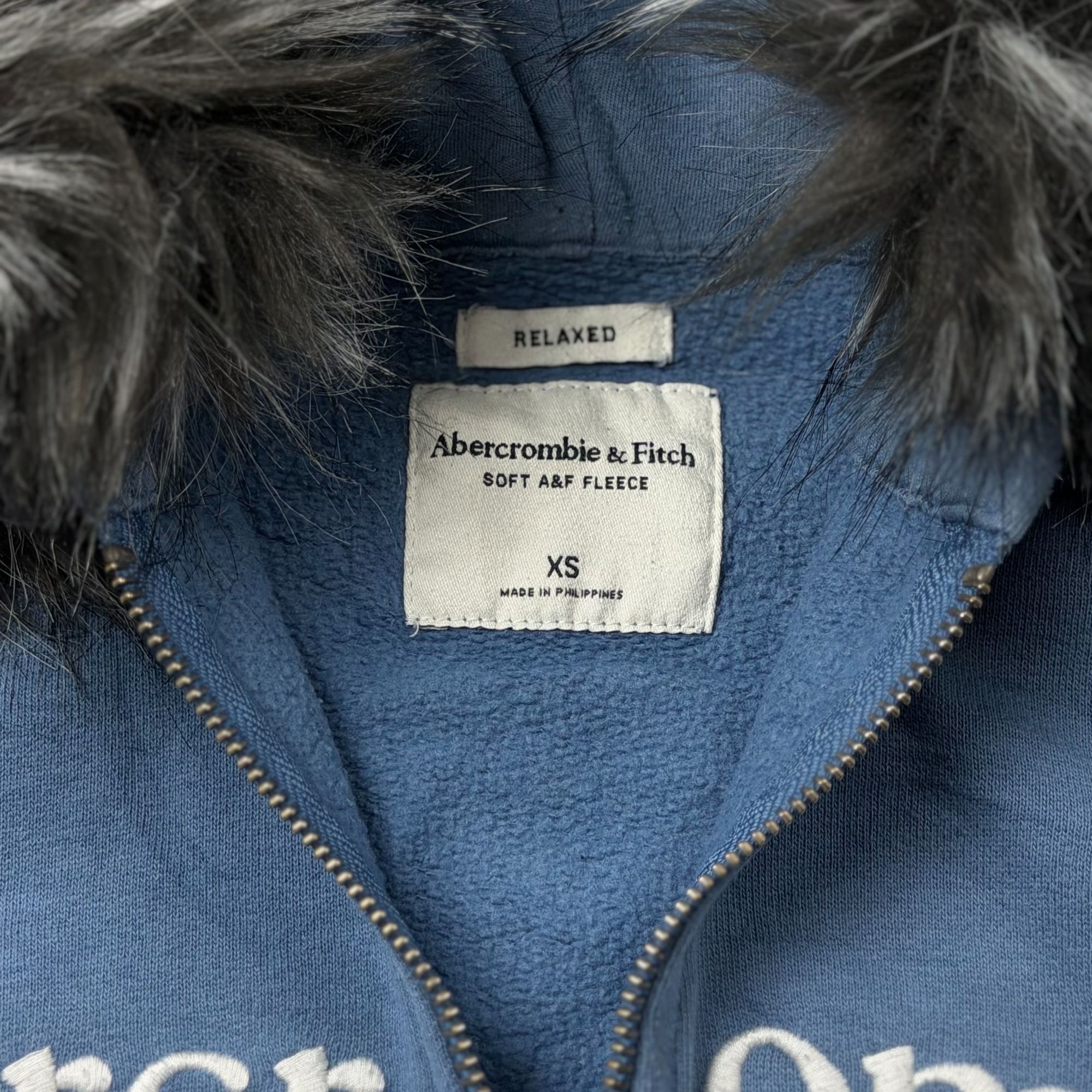 Abercrombie & Fitch Vintage Abercrombie Faux Fur Hoodie S Brown Japan Style Arch Size S / US 4 / IT 40 - 5 Thumbnail