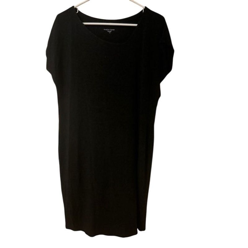 Eileen Fisher Eileen Fisher Viscose Jersey Cap Sleeve Dress XS Size XS / US 0-2 / IT 36-38 - 2 Thumbnail