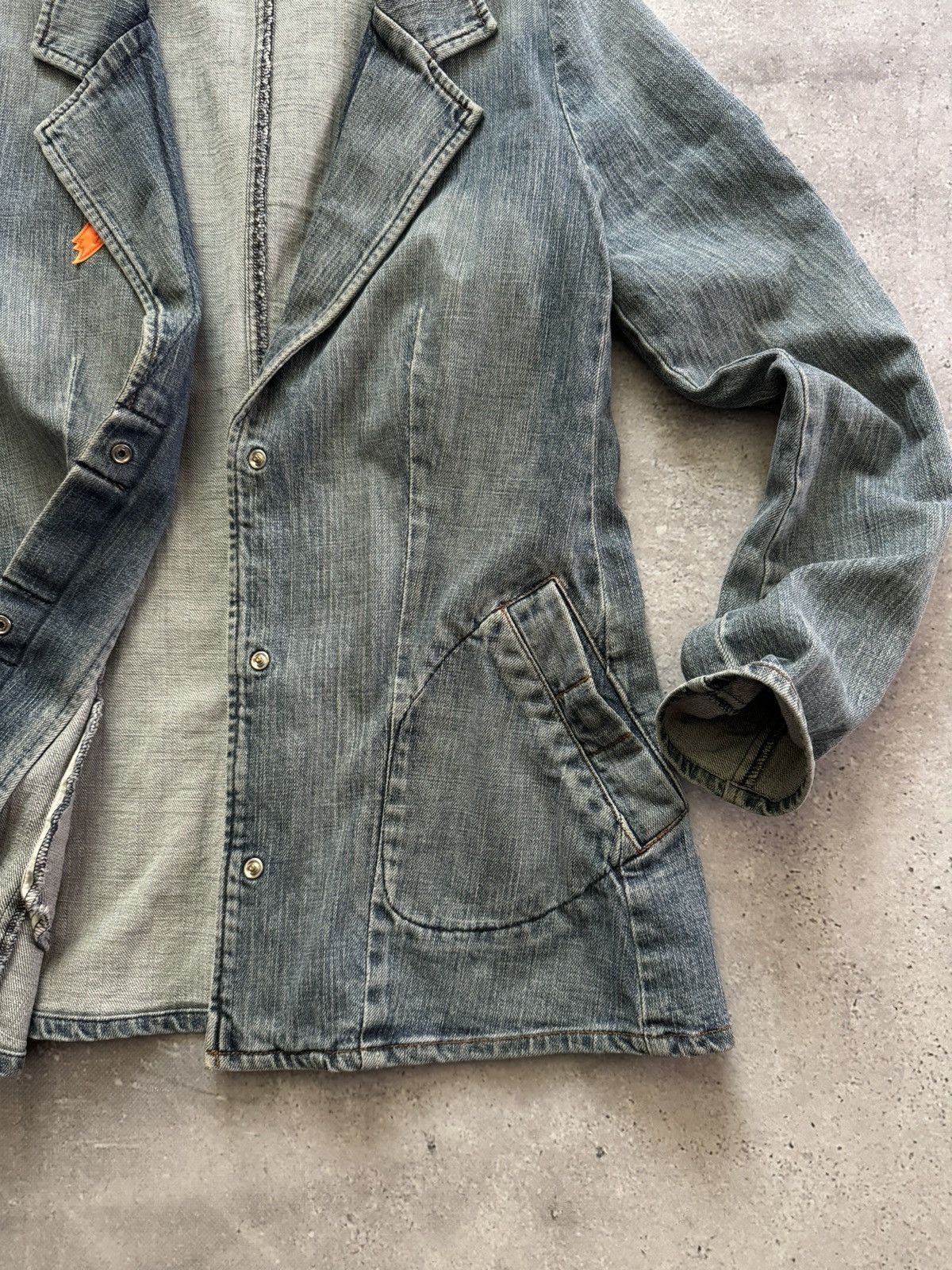 W&LT W&LT Walter Van Beirendonck Women’s Denim Jacket Size XS / US 0-2 / IT 36-38 - 7 Thumbnail