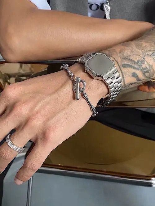 Designer × Vintage Vintage patchwork pendant bracelet Size ONE SIZE - 2 Thumbnail