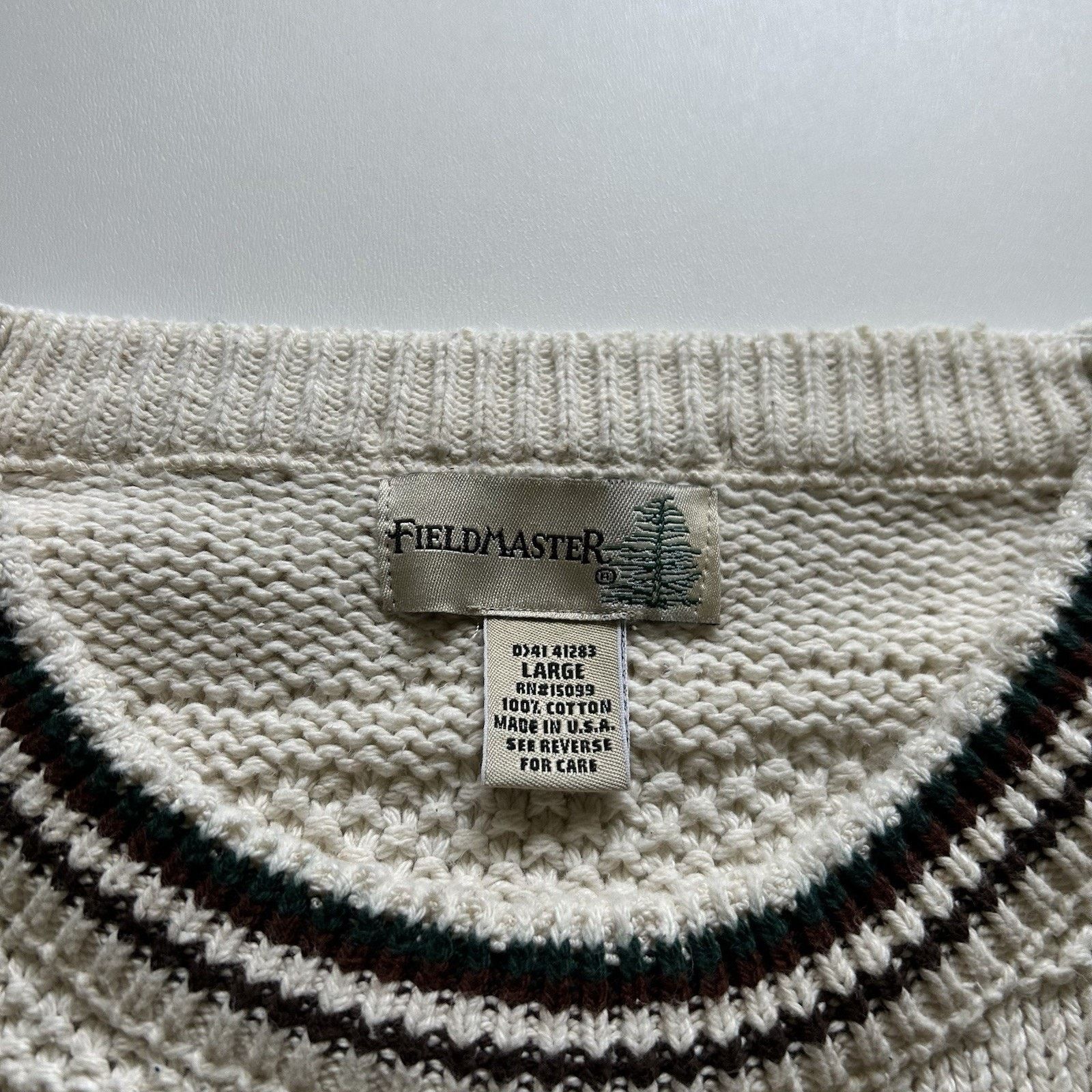 Fieldmaster Vintage Field Master Knit Sweater Crewneck Large Animal Art Size XL / US 12-14 / IT 48-50 - 3 Thumbnail