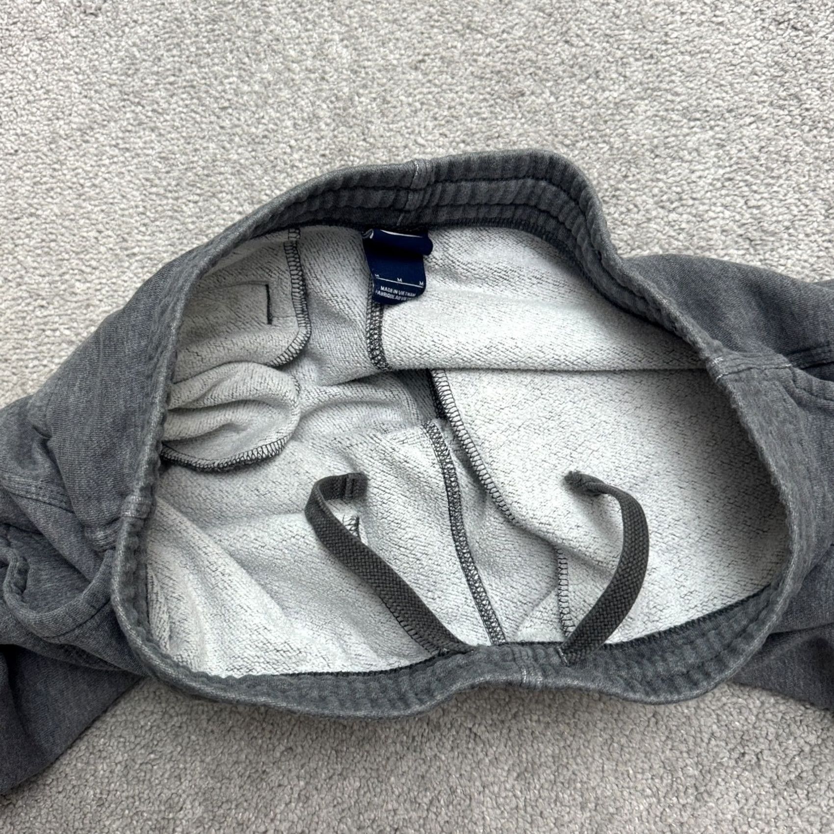Nike Nike Fleece Jogger Sweatpants Mens Medium Dark Gray Elastic Waist Activewear Jogger Casual Size US 31 - 7 Thumbnail