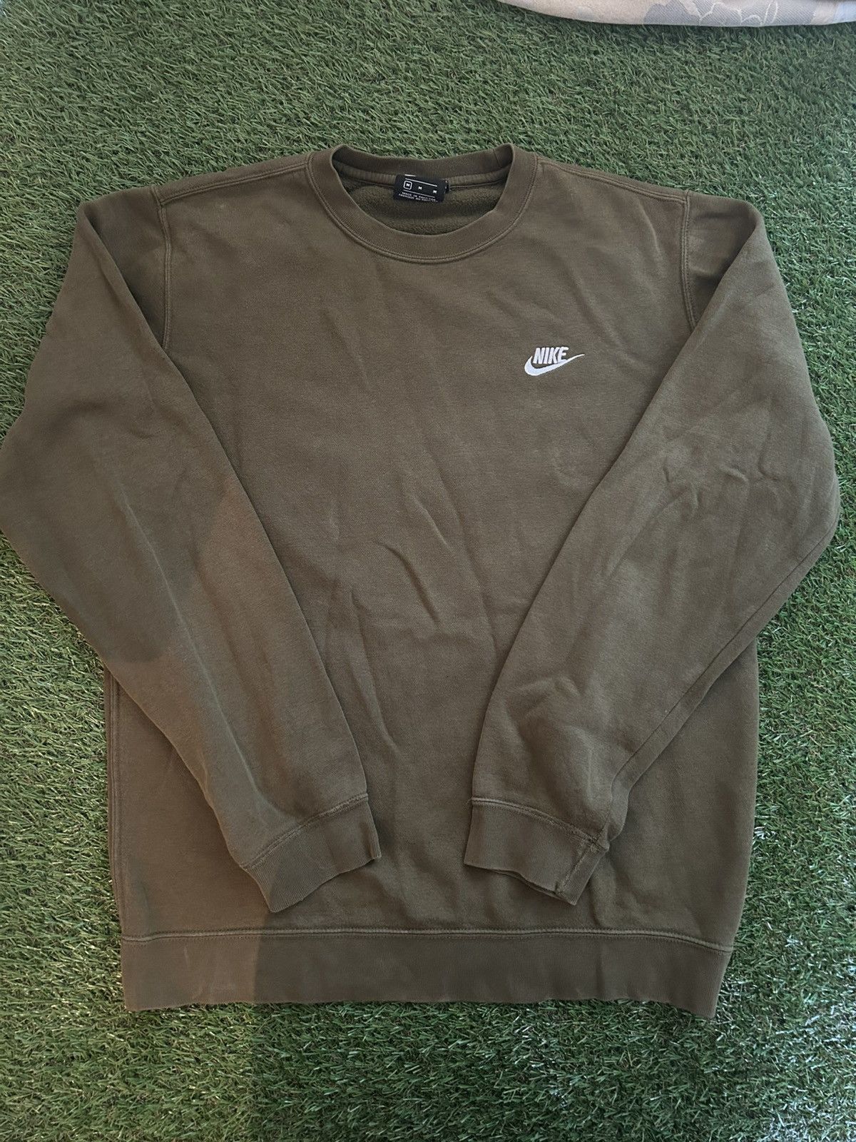Nike Green Nike Sweatshirt Size US M / EU 48-50 / 2 - 1 Thumbnail