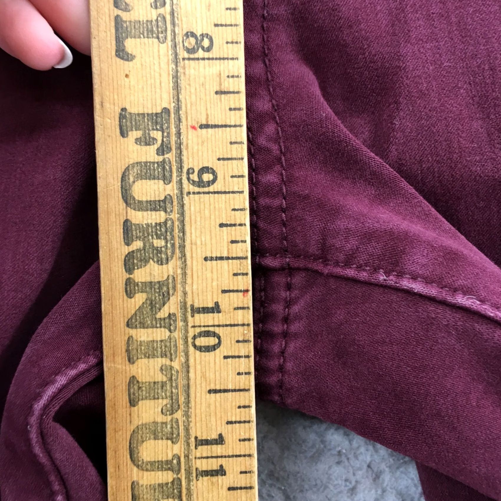 American Eagle Outfitters American Eagle Outfitters Hi-Rise Jegging Jeans Womens 8 Red Button Stretch Zip Adult Regular Size 8 Denim Warm Season 4-Pocket Size 30" / US 8 / IT 44 - 7 Thumbnail