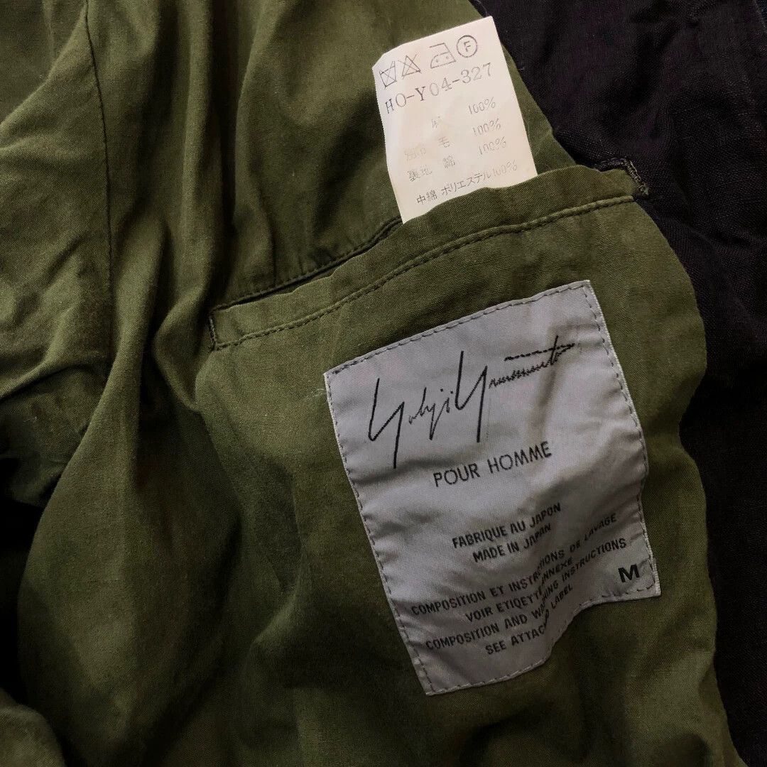 Yohji Yamamoto Yohji Yamamoto 93SS Cutting Swap Linen MA1 Jacket Size US M / EU 48-50 / 2 - 8 Thumbnail
