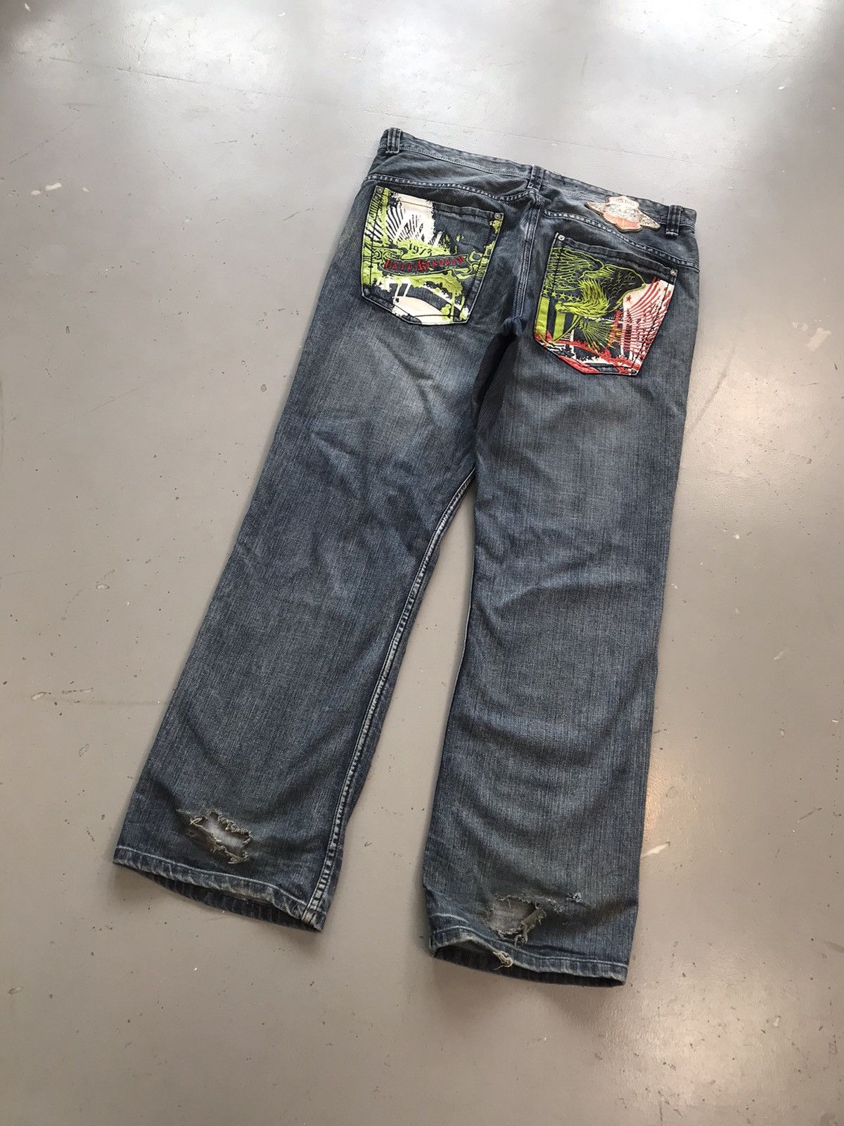 JNCO × Pepe Jeans × Vintage Vintage Pepe London jeans eagle 🦅 embroidered denim Size US 42 / EU 58 - 10 Thumbnail