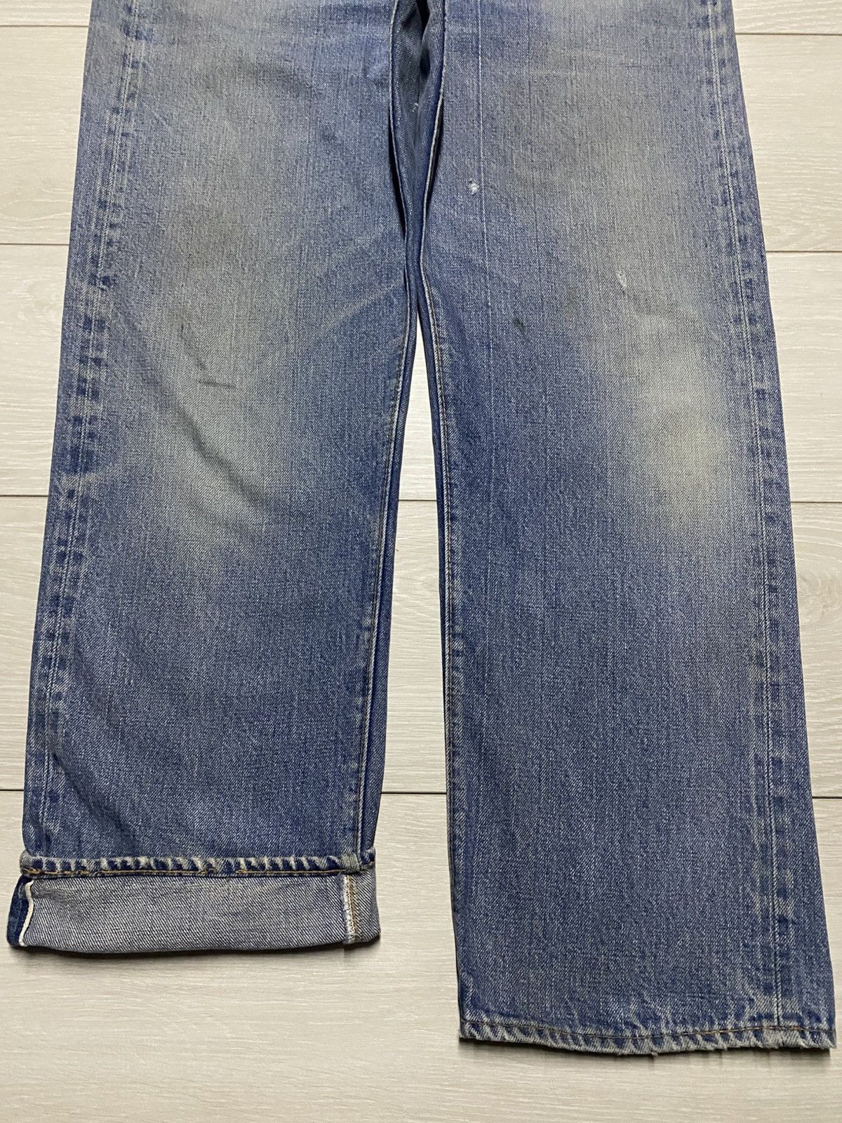 Levi's W34 Vintage Levis 501 70s Selvedge Rindem No6 ButtonFly Jean Size US 34 / EU 50 - 5 Thumbnail