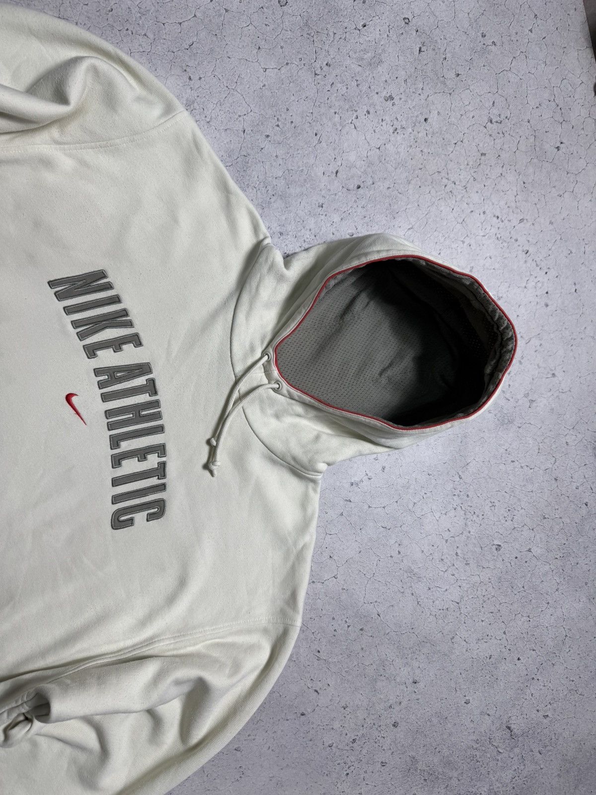 Nike Nike Athletic Vintage Beige Hoodie Swoosh Drill Vintage Y2K Size US XL / EU 56 / 4 - 4 Thumbnail