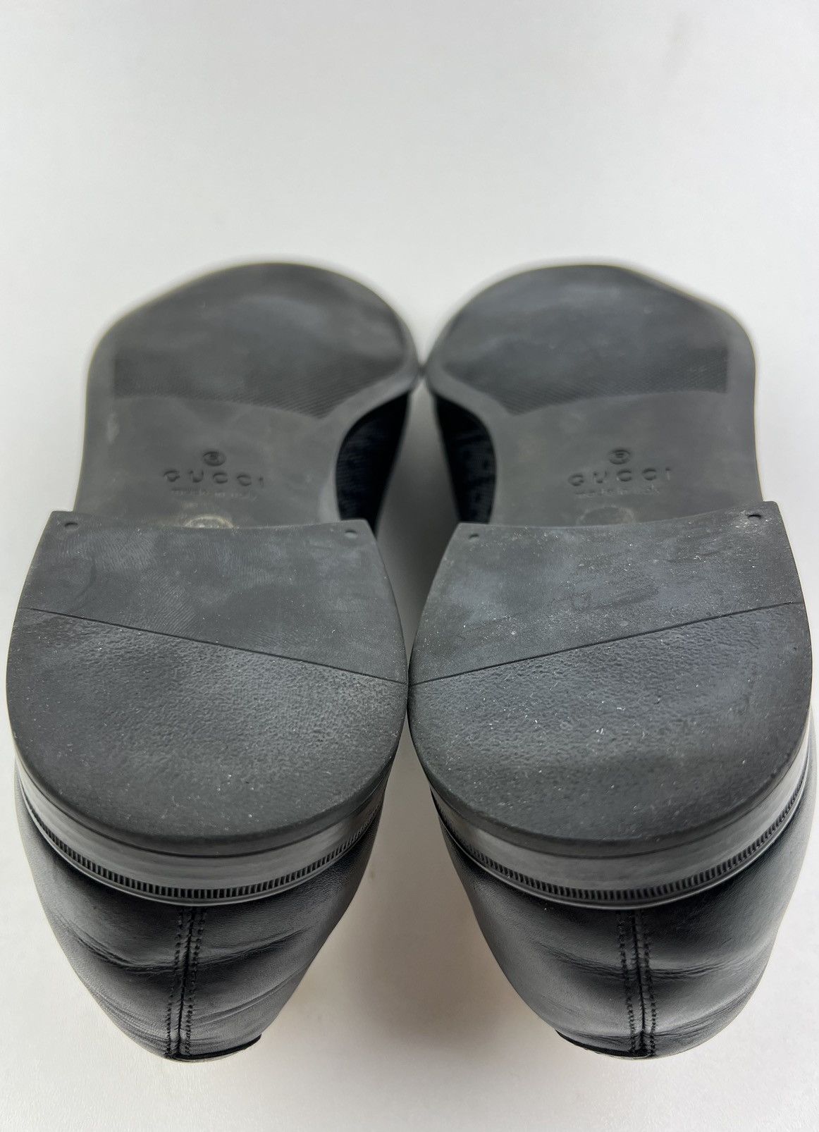 Gucci GUCCI Oxfords Leather Shoes Diamond Embossing Black Men’s Size US 9 / EU 42 - 12 Thumbnail