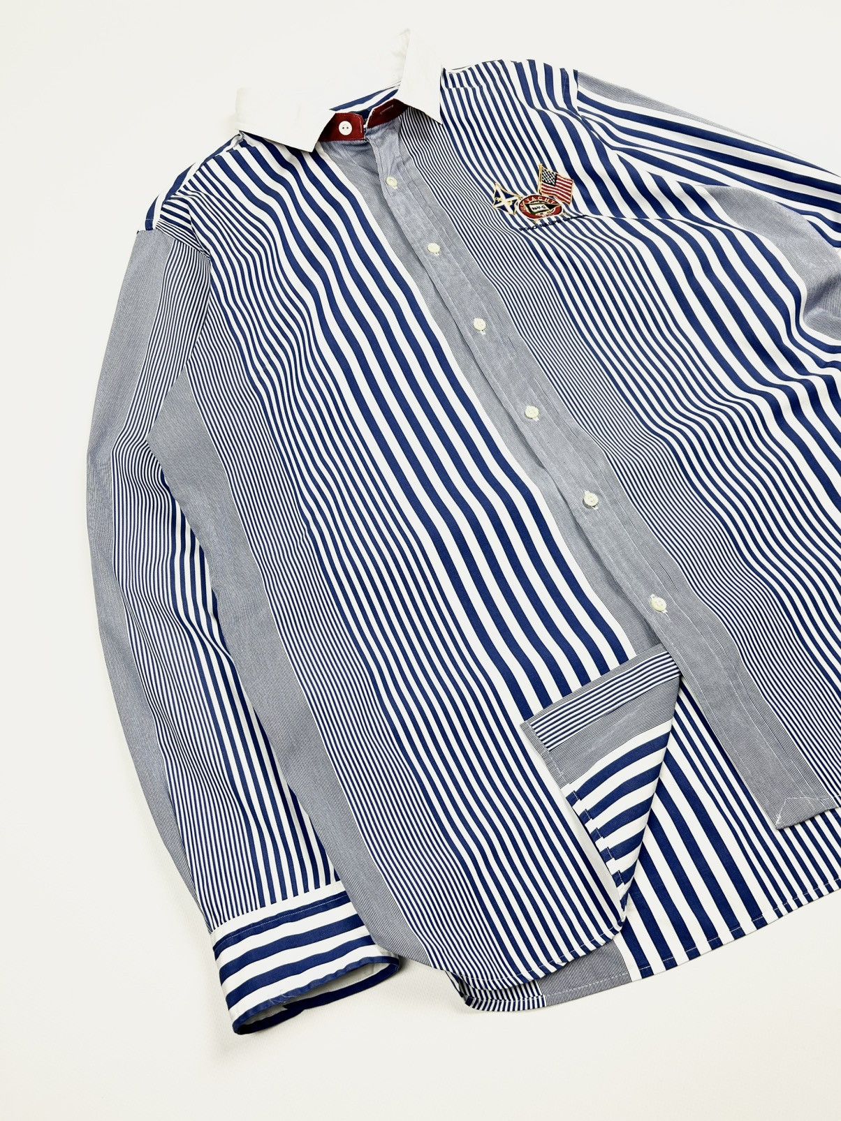 Vintage Rare Polo Ralph Lauren Strip Shirt Vintage y2k Size US L / EU 52-54 / 3 - 2 Thumbnail