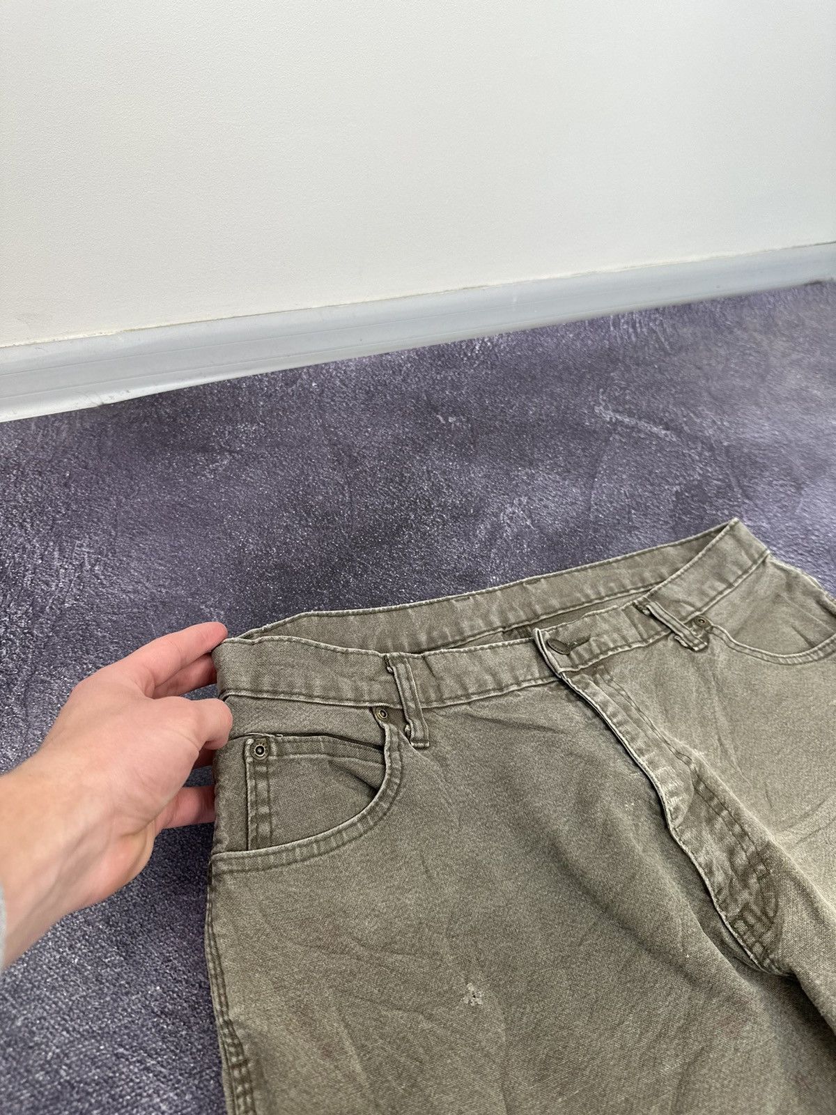 Dickies Vintage Dickies Carpenter USA Baggy Opium Faded Work Pants Size US 36 / EU 52 - 14 Thumbnail
