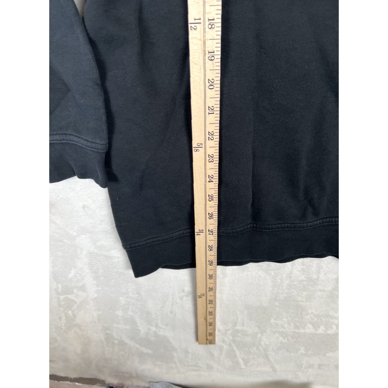 Nike VINTAGE Nike Hoodie Women Size M Black Logo 90s Sports Pullover Long Sleeve Oversize Size M / US 6-8 / IT 42-44 - 4 Thumbnail