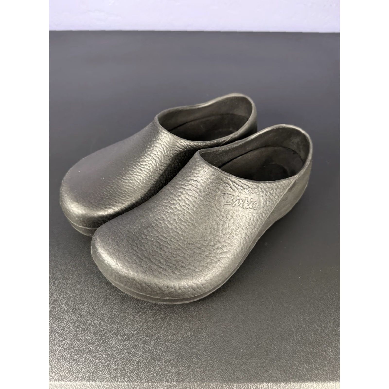 Birkenstock VINTAGE Birkenstock Birki Professional Unisex Profi Slip Resistant Sz 40 Black Clog Walking Slip Resistant Mens Womens Size ONE SIZE - 2 Thumbnail