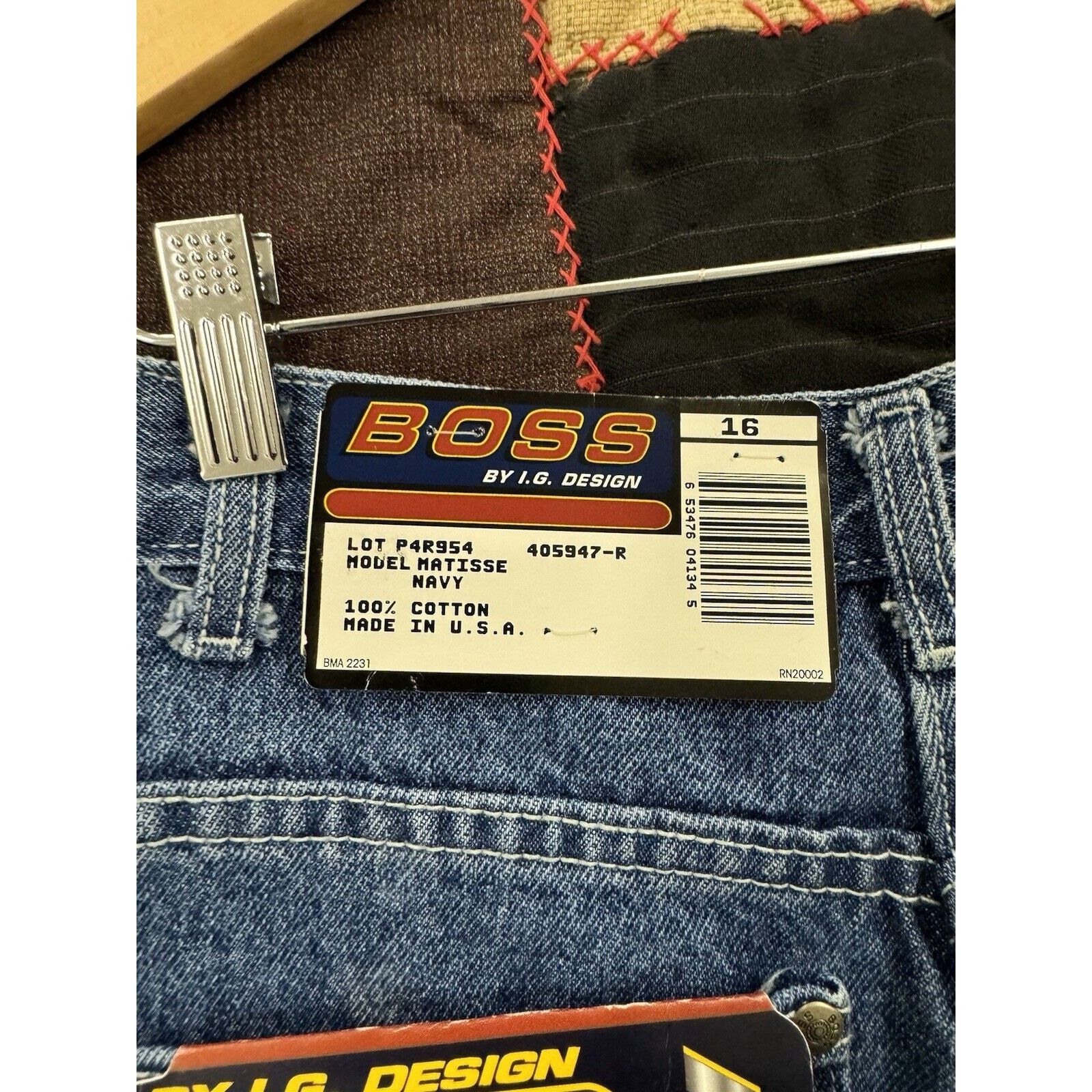 JNCO Deadstock 90s Baggy Skater Boss Jeans Men’s Size W28 X L30 Size US 28 / EU 44 - 6 Thumbnail