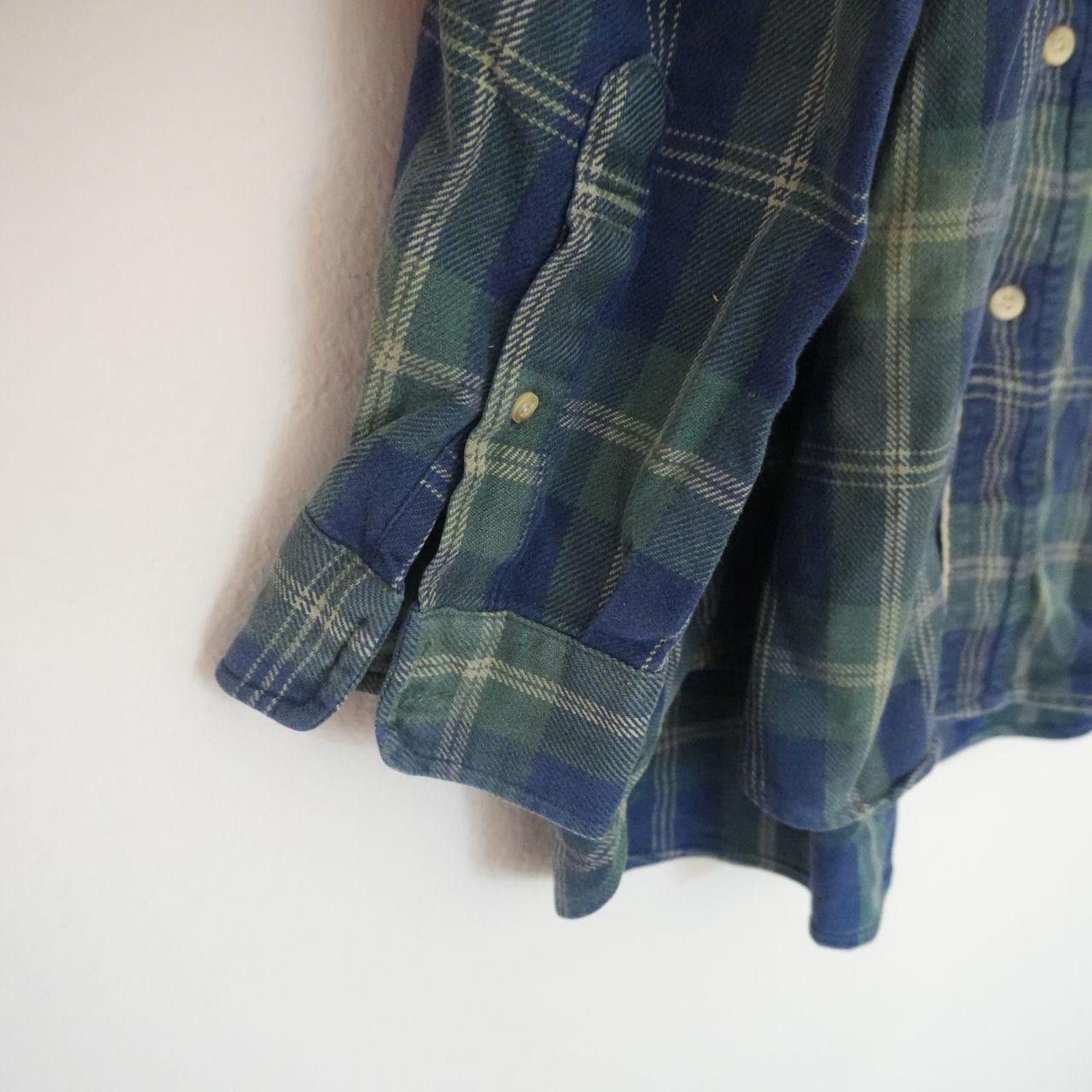 Other Points West Button Down Shirt Men's XL Green/Blue Cotton Size US XL / EU 56 / 4 - 4 Thumbnail