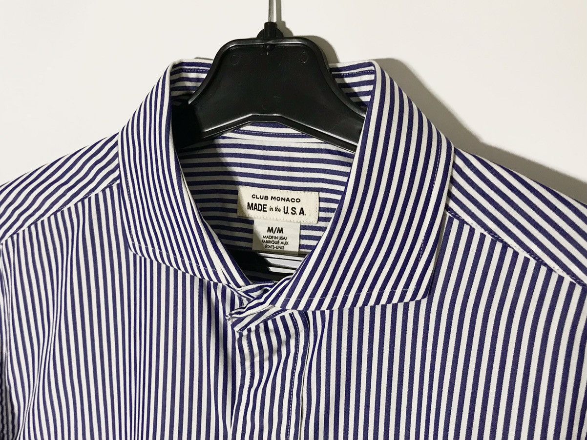 Club Monaco Club Monaco Striped Button Shirt Stripe Men's m Size US M / EU 48-50 / 2 - 4 Thumbnail
