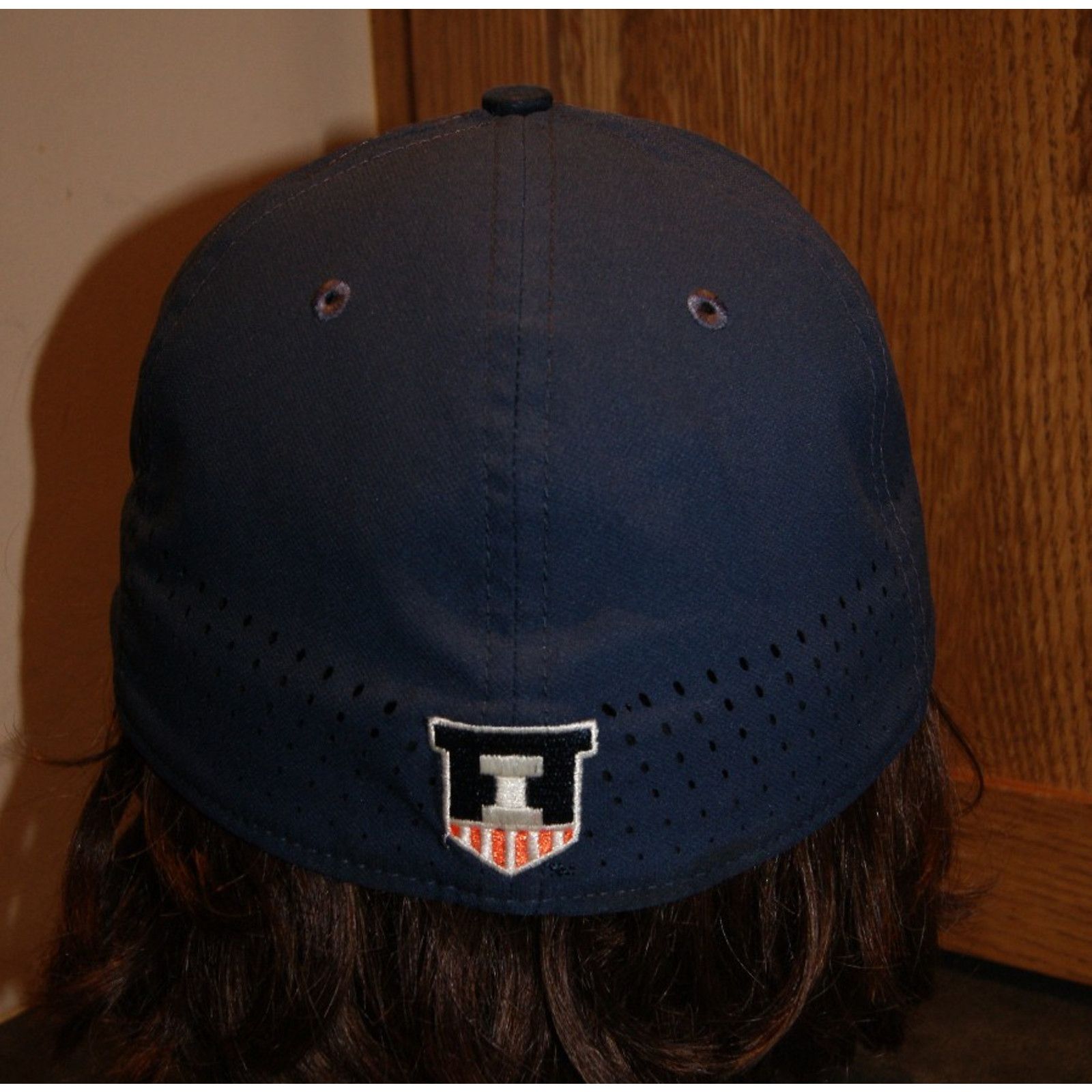 Nike Illinois Fighting Illini Hat Cap Mens NCAA Nike Dri Fit Size ONE SIZE - 3 Thumbnail