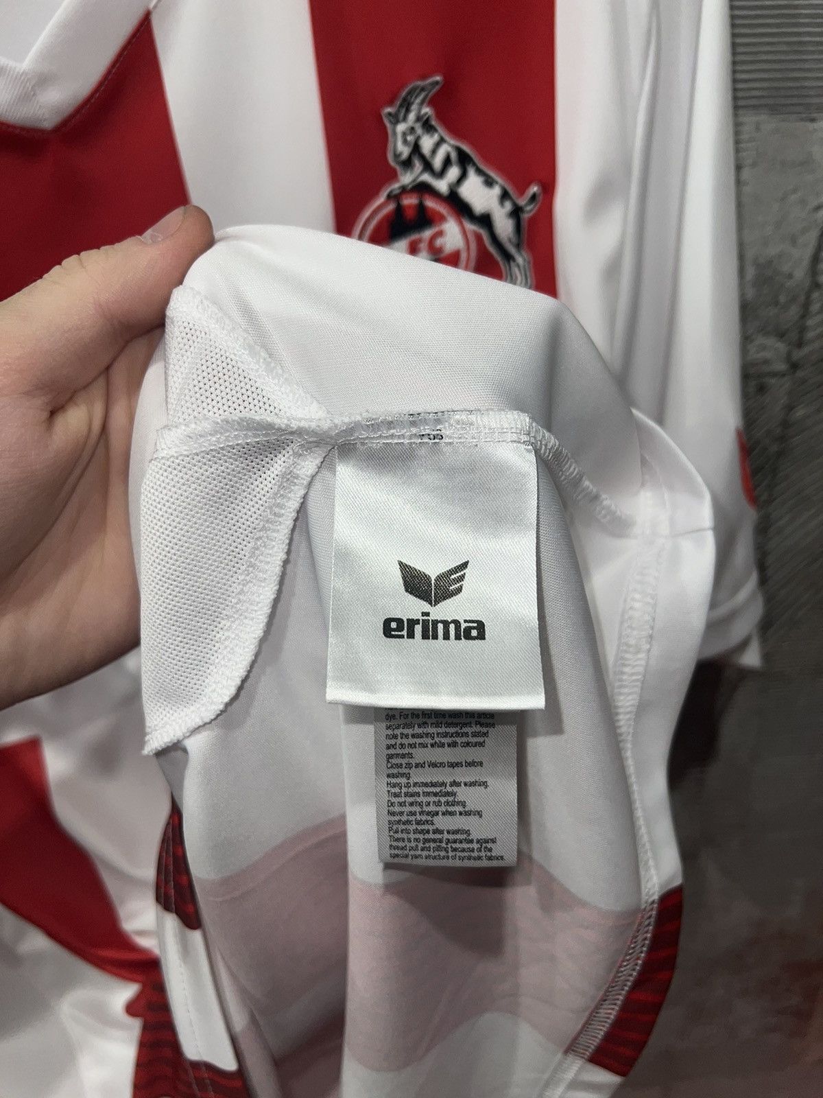 Erima × Vintage 1 Fc Koln Erima Rewe Jersey White Red Heintz 3 Size US L / EU 52-54 / 3 - 10 Thumbnail