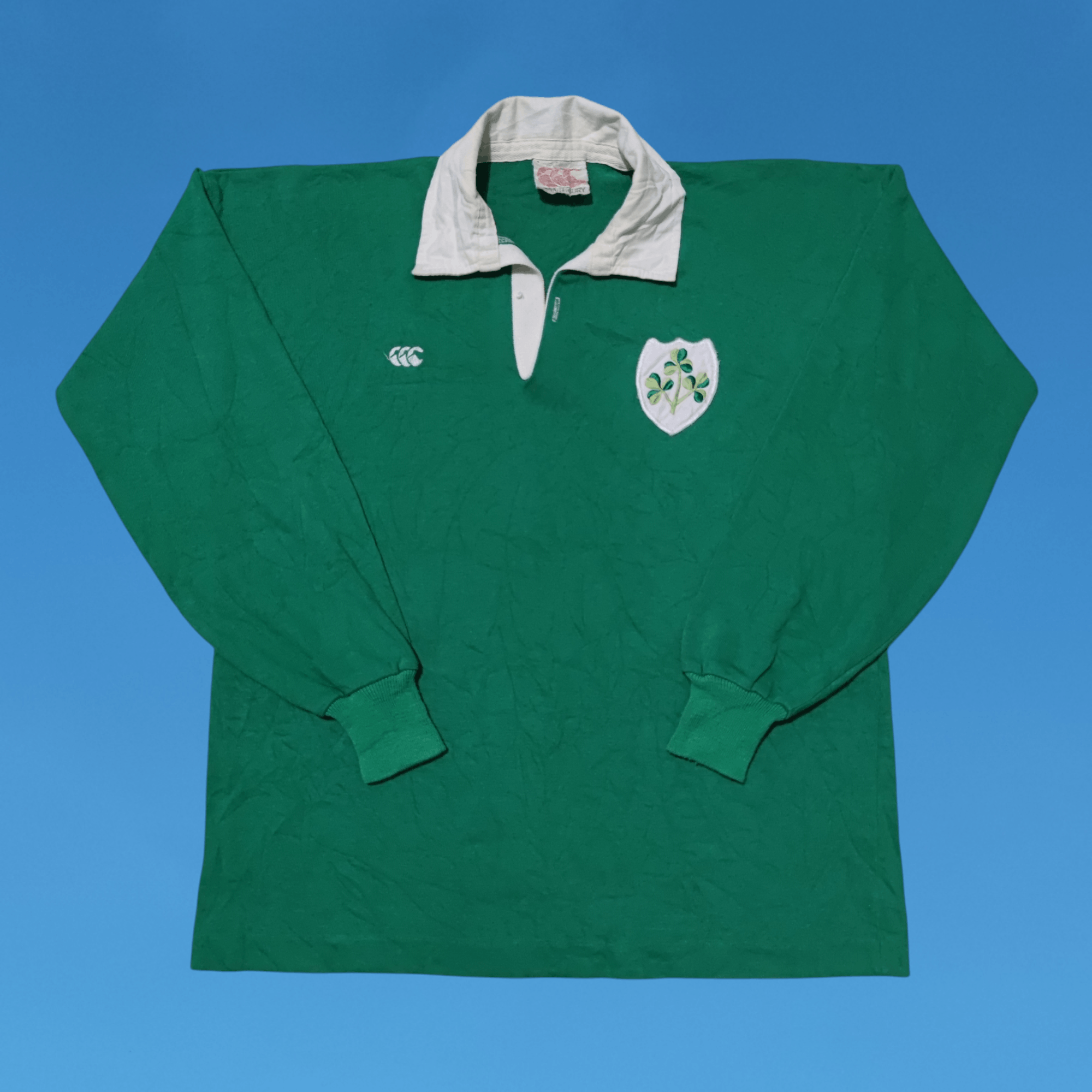 Canterbury of New Zealand Vintage Canterbury Of New Zealand Ireland Rugby Jersey Size US S / EU 44-46 / 1 - 1 Thumbnail