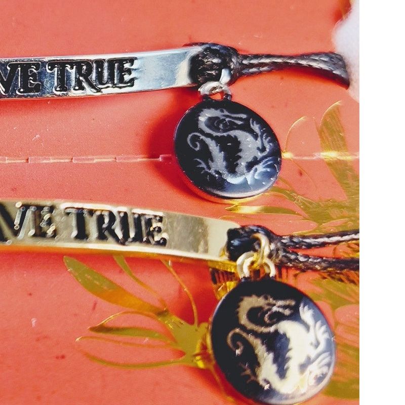Disney Disney Mulan Loyal Brave True Bracelet Set Silver & Gold NIP Size ONE SIZE - 3 Thumbnail