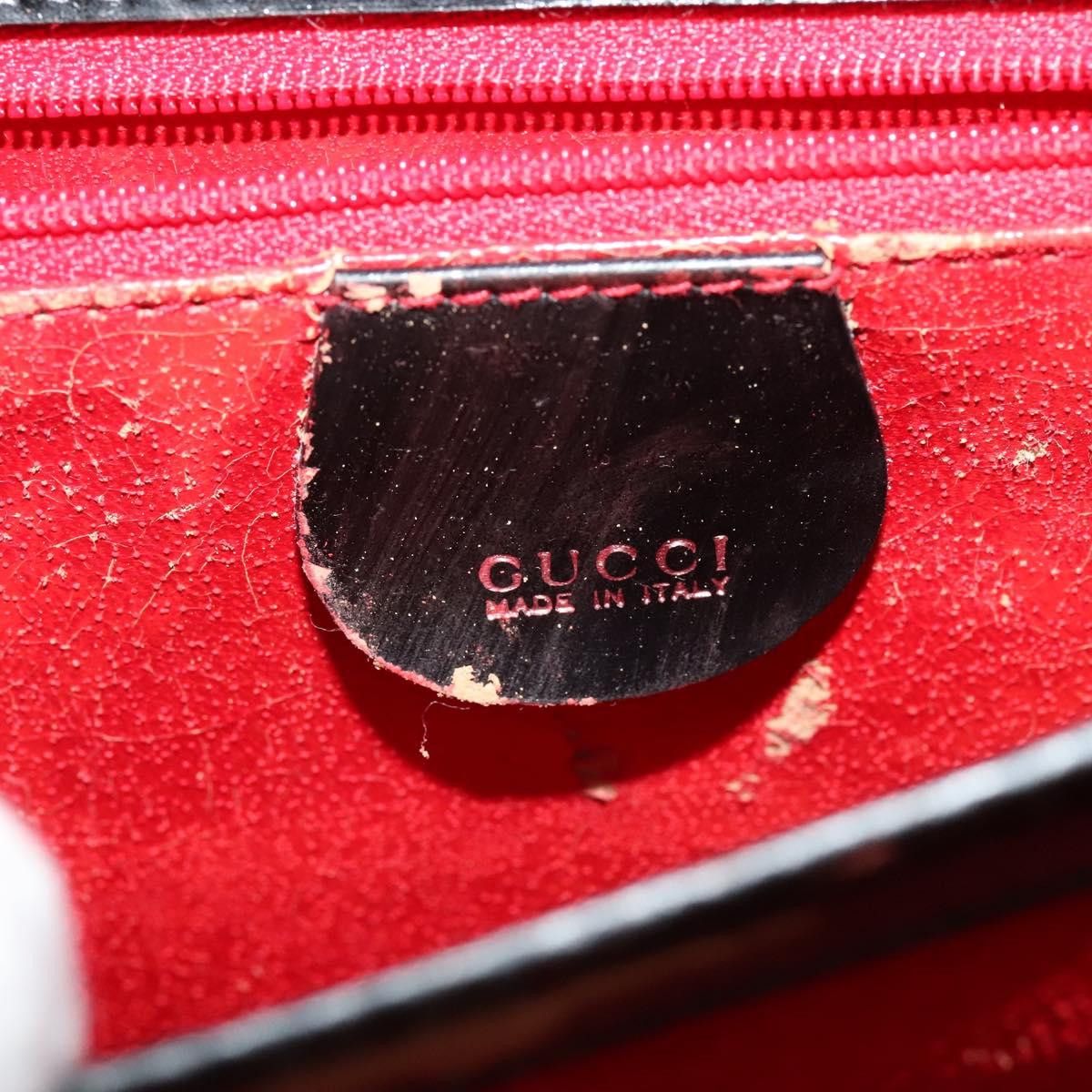 Gucci GUCCI Hand Bag Leather Black 001 2046 001 2046 Size ONE SIZE - 14 Thumbnail