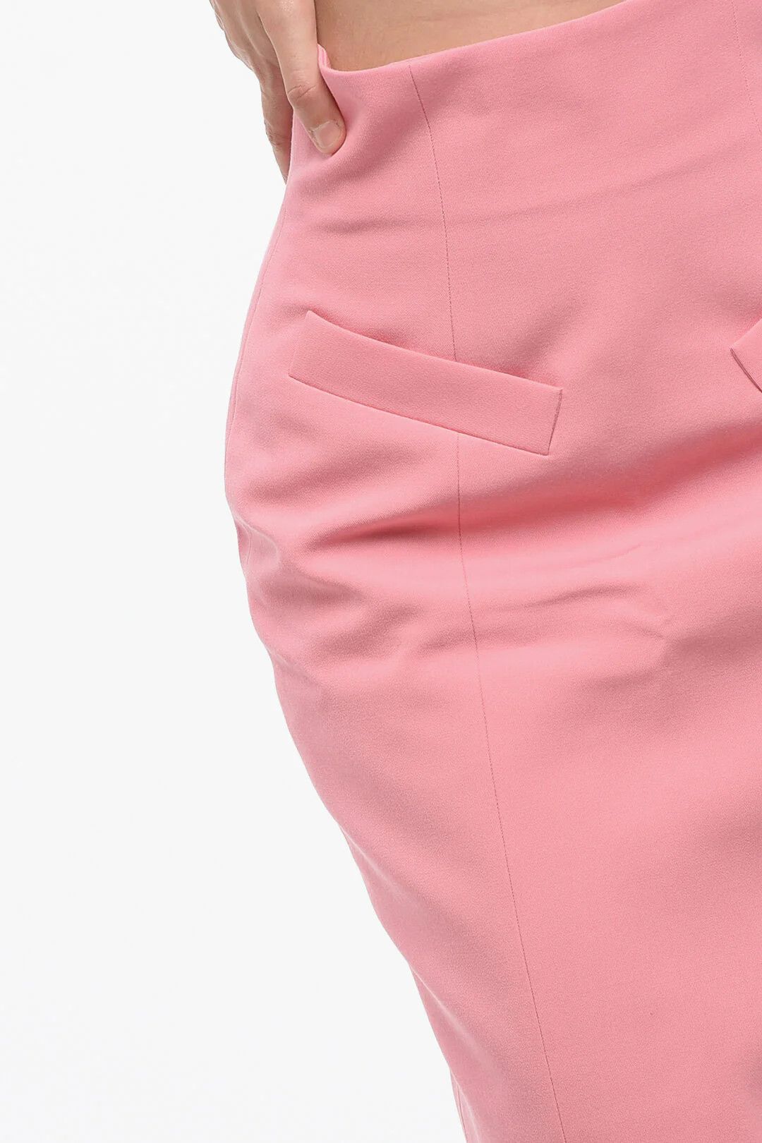 Balmain og1mm0326 High-Waist Pencil Skirt in Pink Size 27" / US 4 / IT 40 - 3 Thumbnail