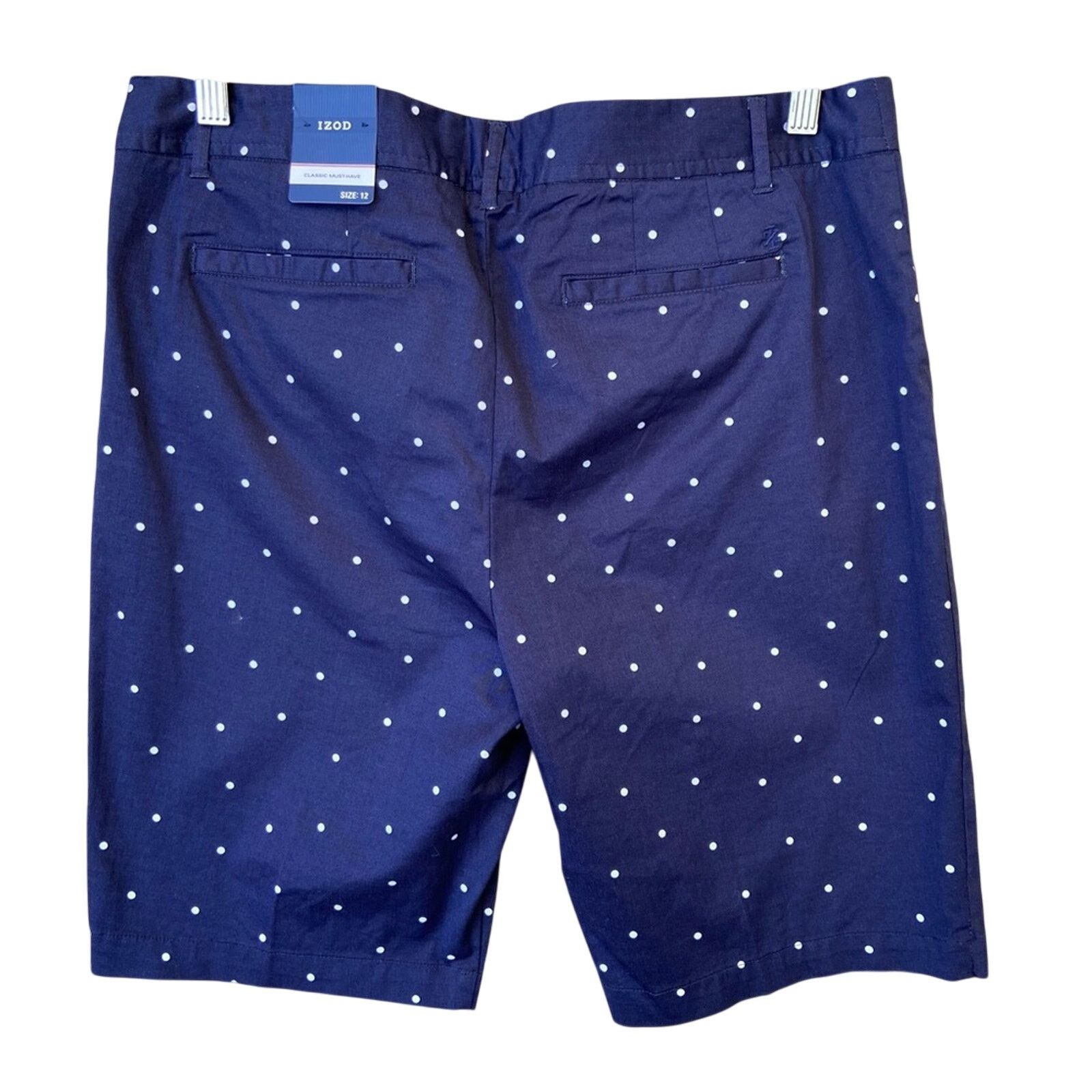Izod NWT New IZOD Womens Size 12 Polka Dot Bermuda Short Size 34" / US 12 / IT 48 - 2 Thumbnail
