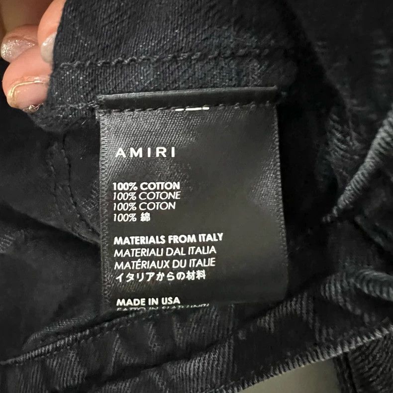 Amiri Amiri Zip-Up Patchwork Denim Jacket Size US M / EU 48-50 / 2 - 4 Thumbnail