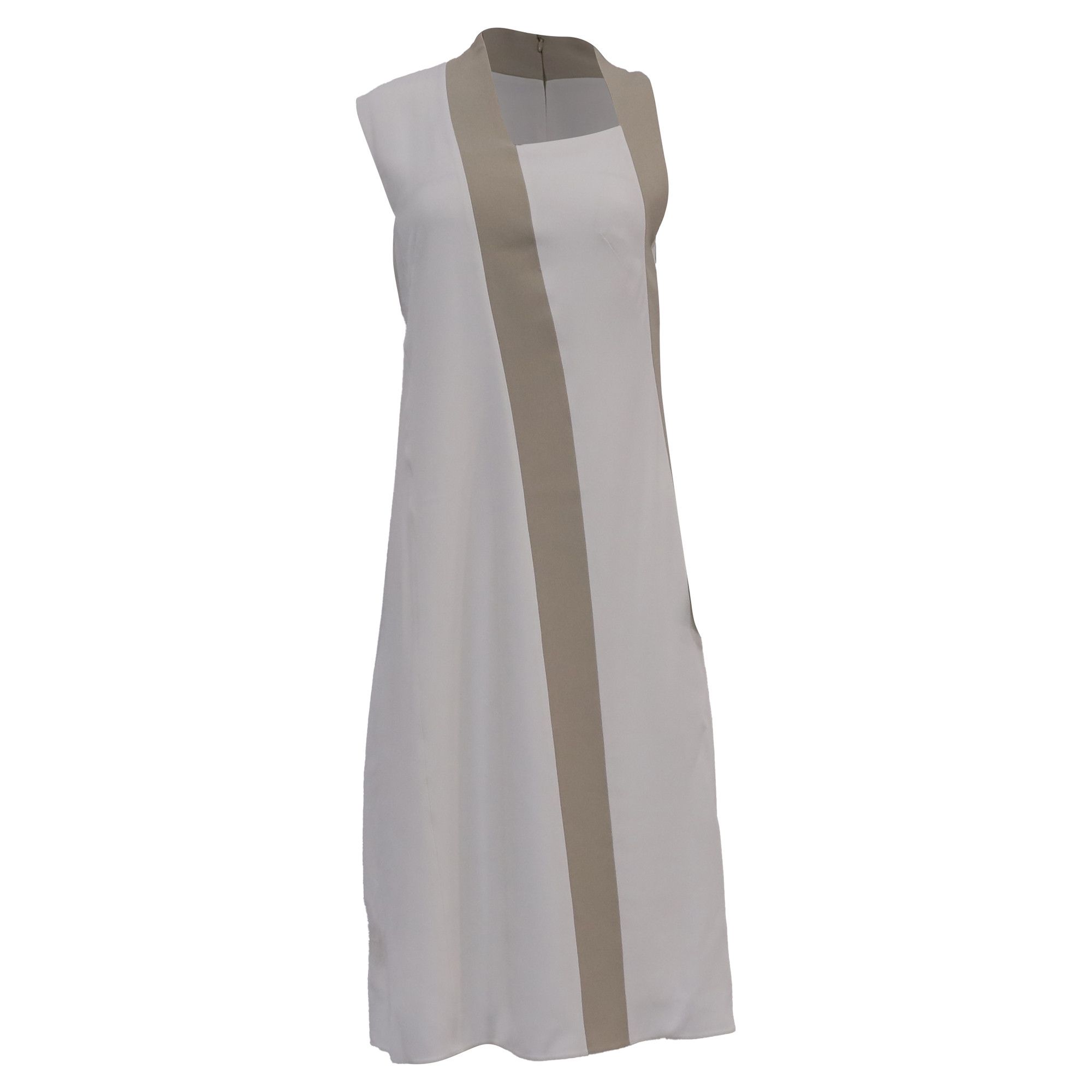 Hugo Boss Boss Hugo Boss Danelava Dress in White Acetate Size XS / US 0-2 / IT 36-38 - 1 Thumbnail