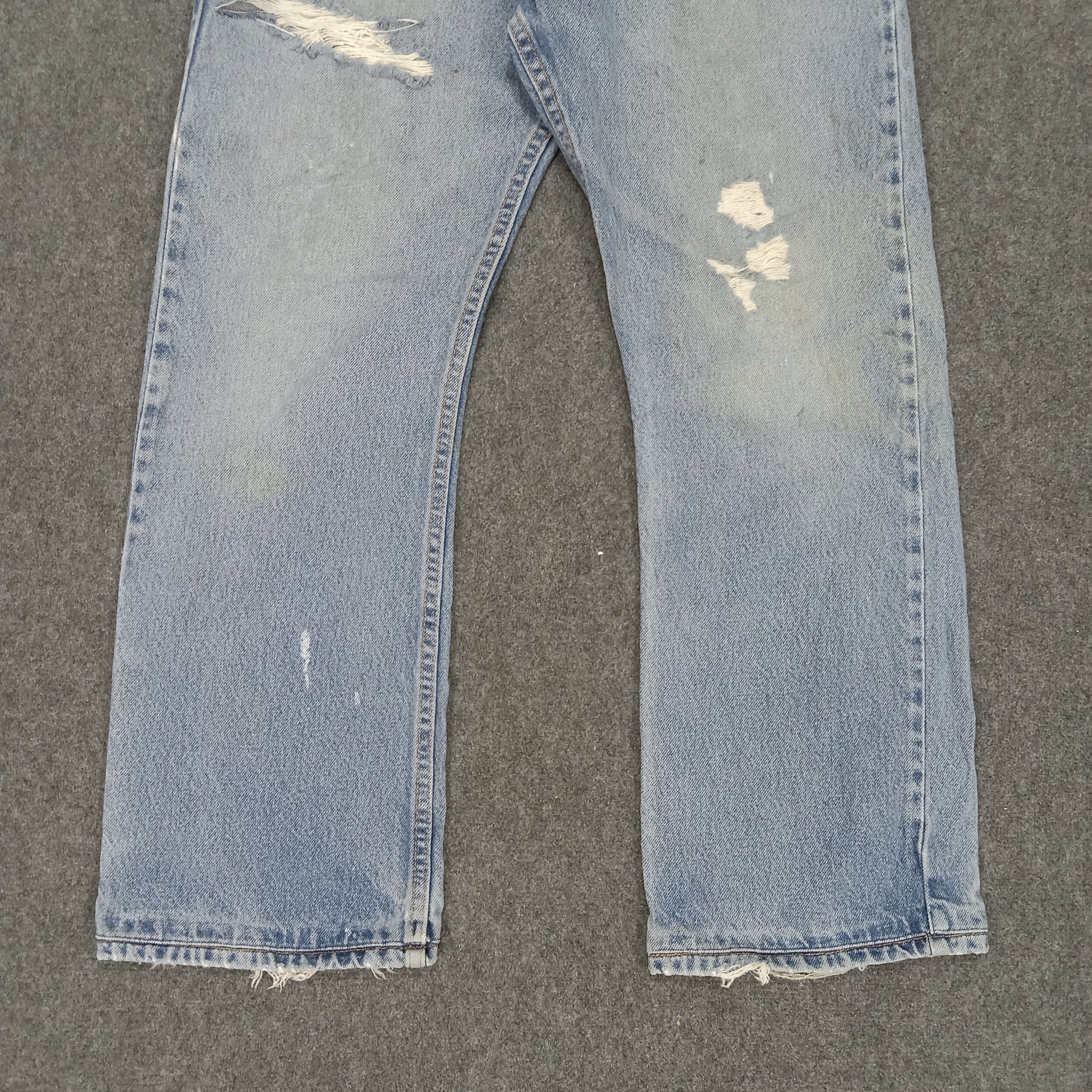 Levi's Levi's 517 American Distressed Style Denim Jeans Size US 33 - 6 Thumbnail