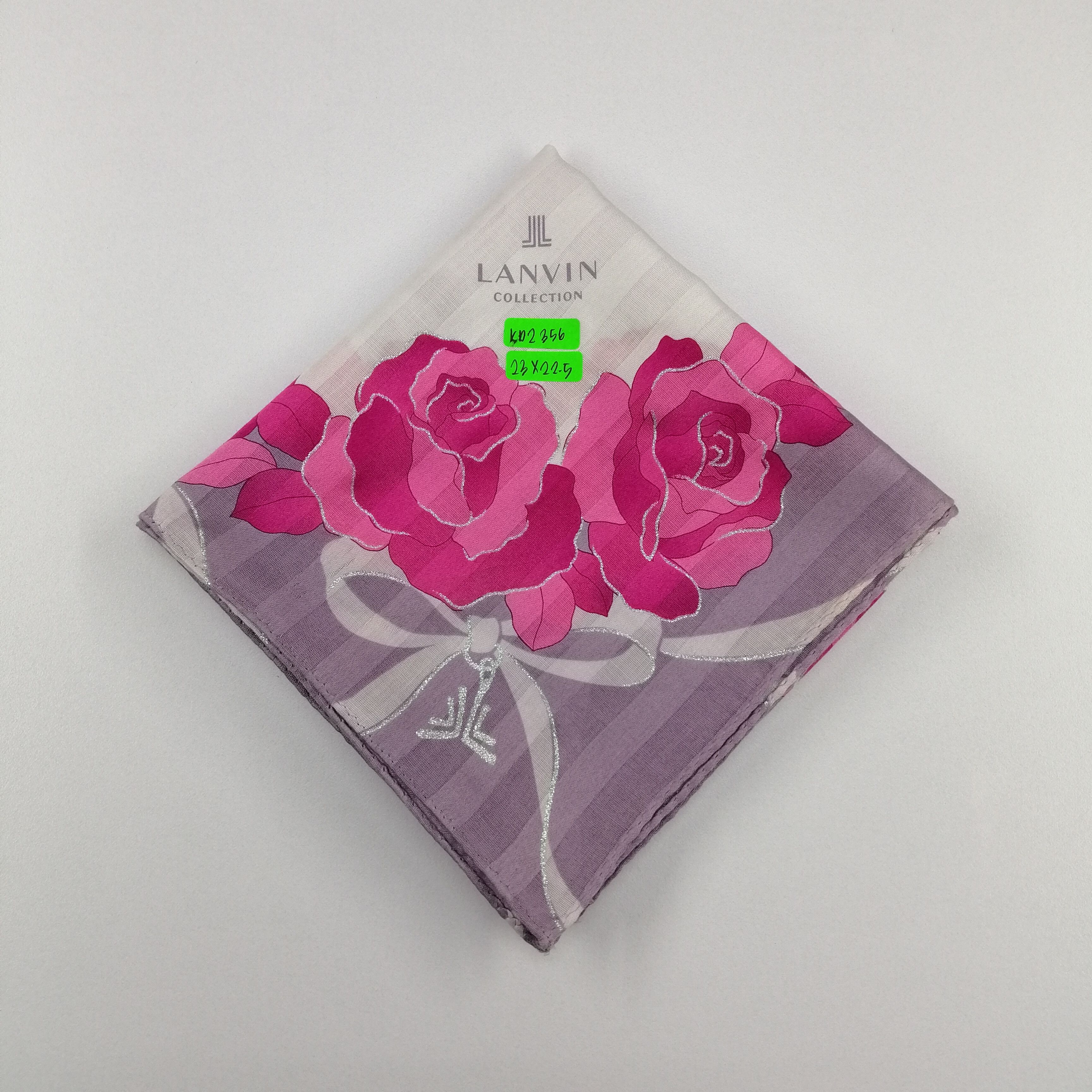 Lanvin Vintage Lanvin Handkerchief/Neckerchief/Bandana-KD2356 Size ONE SIZE - 9 Thumbnail