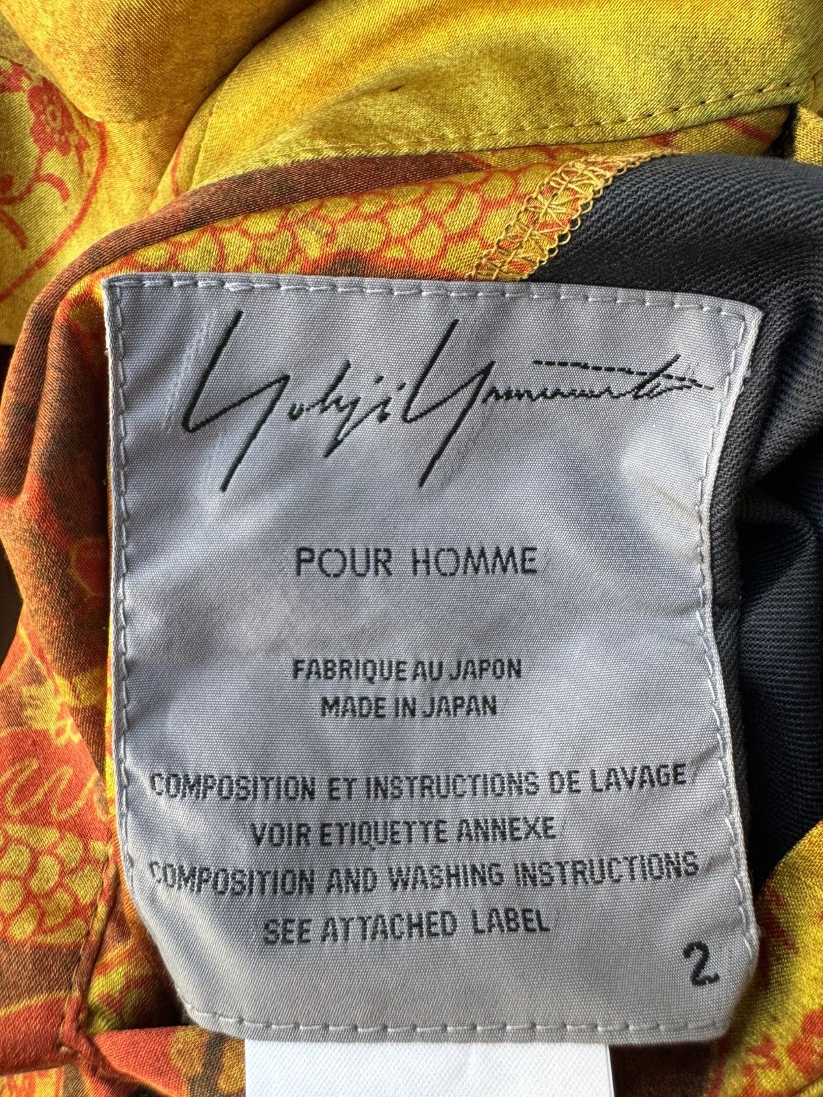 Yohji Yamamoto Yohji Yamamoto Pour Homme SS04 Taishō Era Silk Blouson Size US M / EU 48-50 / 2 - 22 Thumbnail