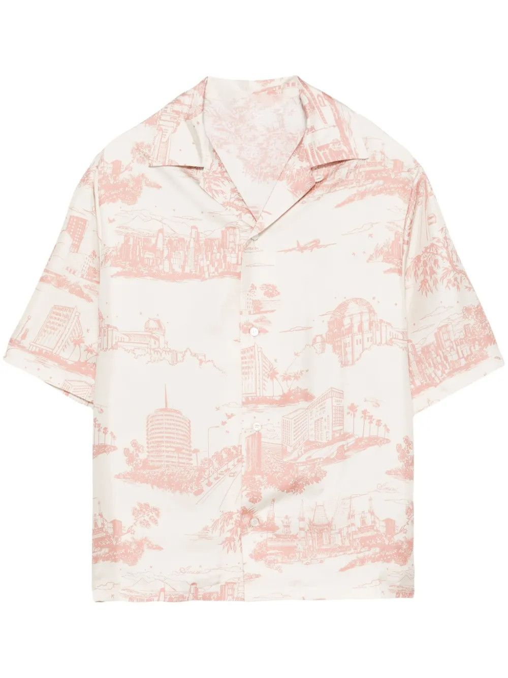 Other Landmark Printed Short-Sleeved Shirt for Men Size US XL / EU 56 / 4 - 1 Thumbnail